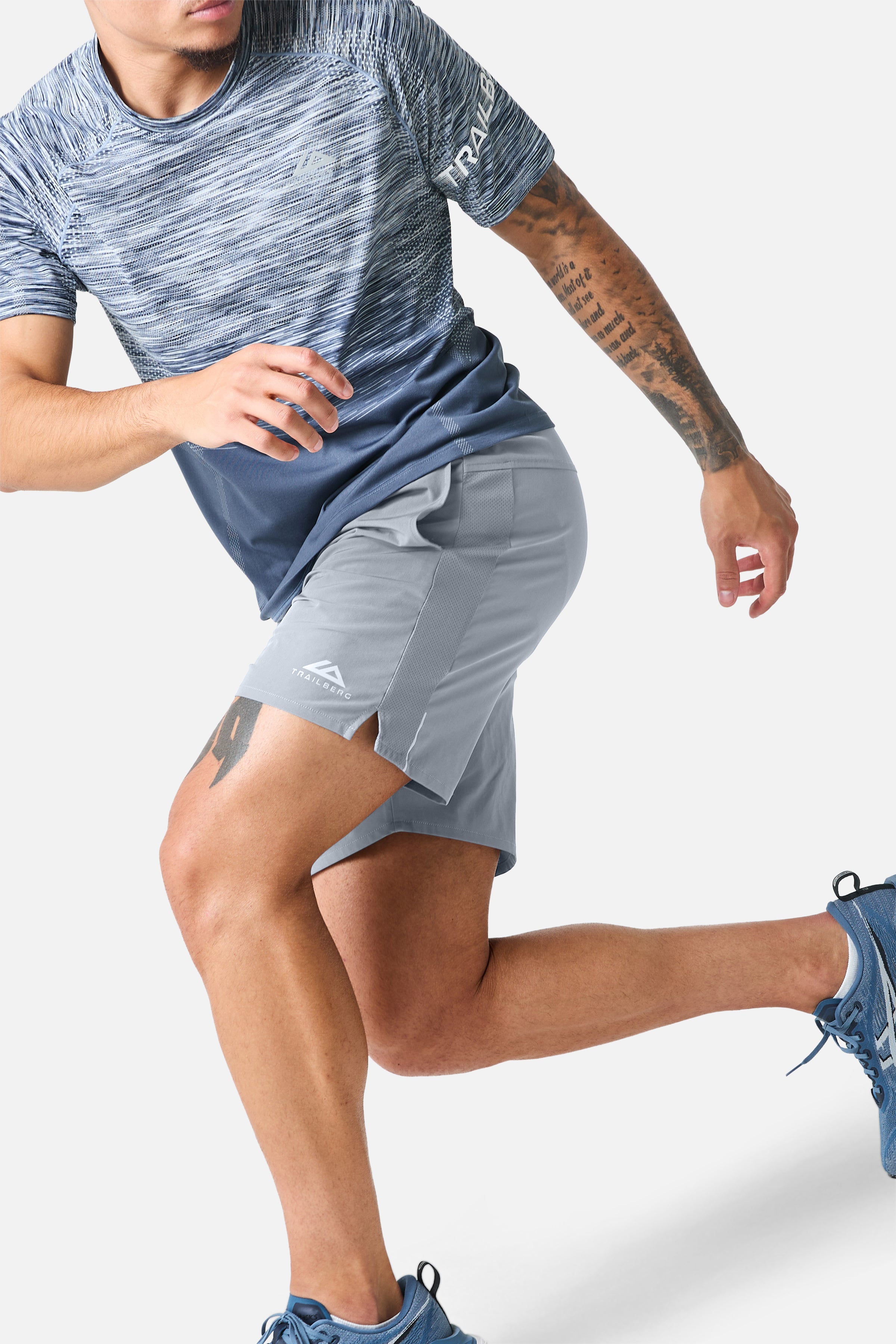 Arc Seamless Essentials 2.0 Twinset - Breeze/Lunar Grey