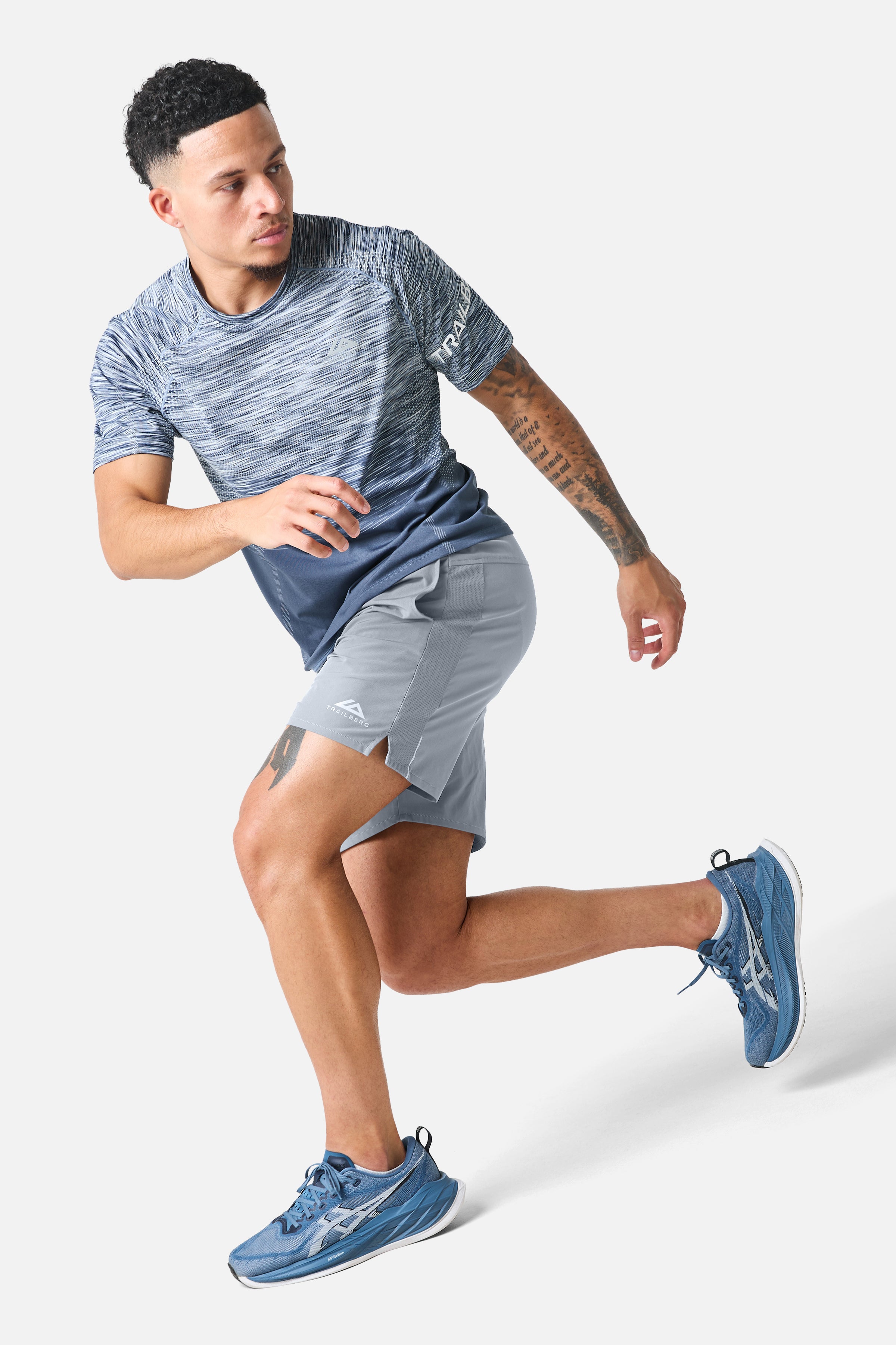 Arc Seamless Essentials 2.0 Twinset - Breeze/Lunar Grey