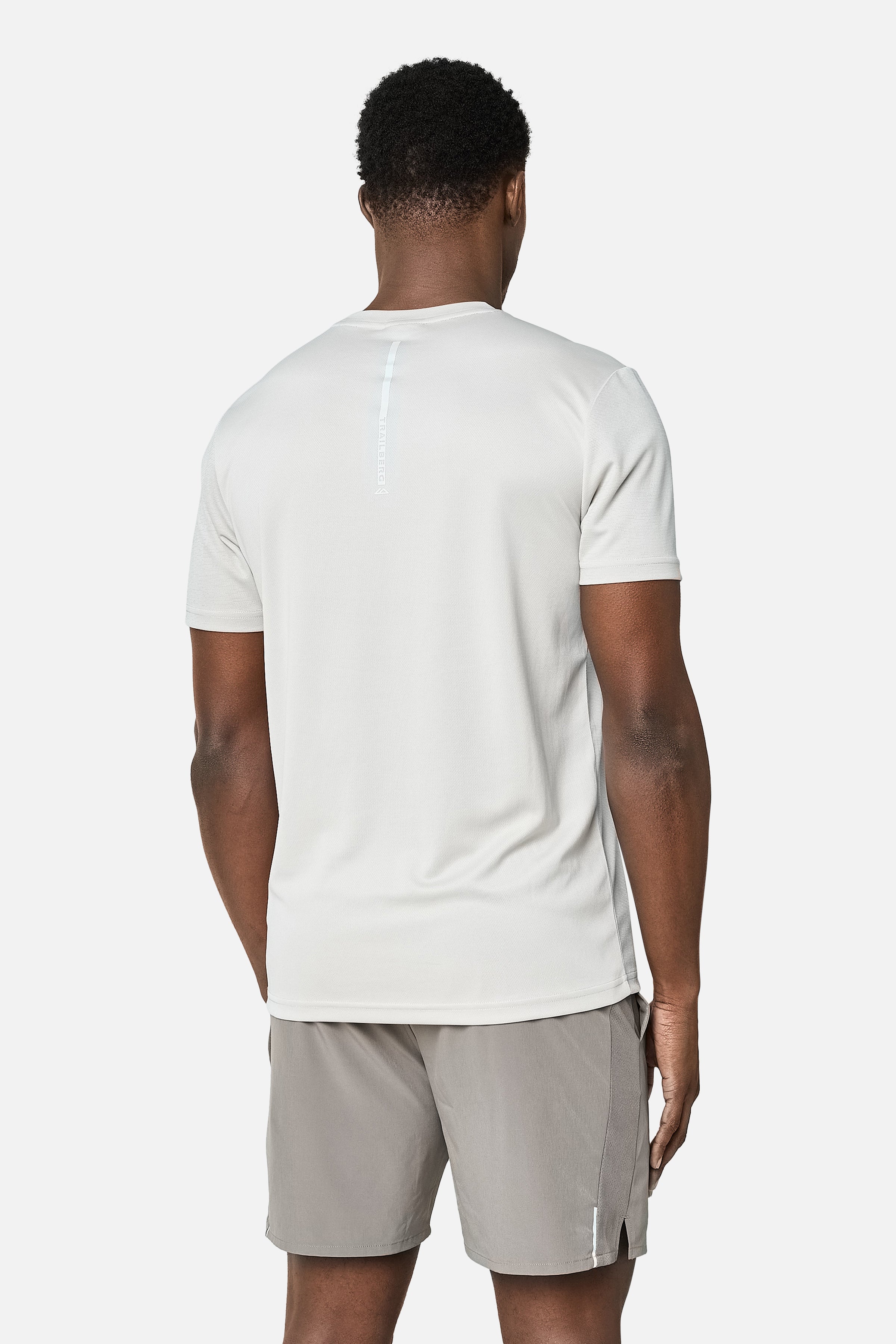 Blur Large Logo Tee - Pebblestone