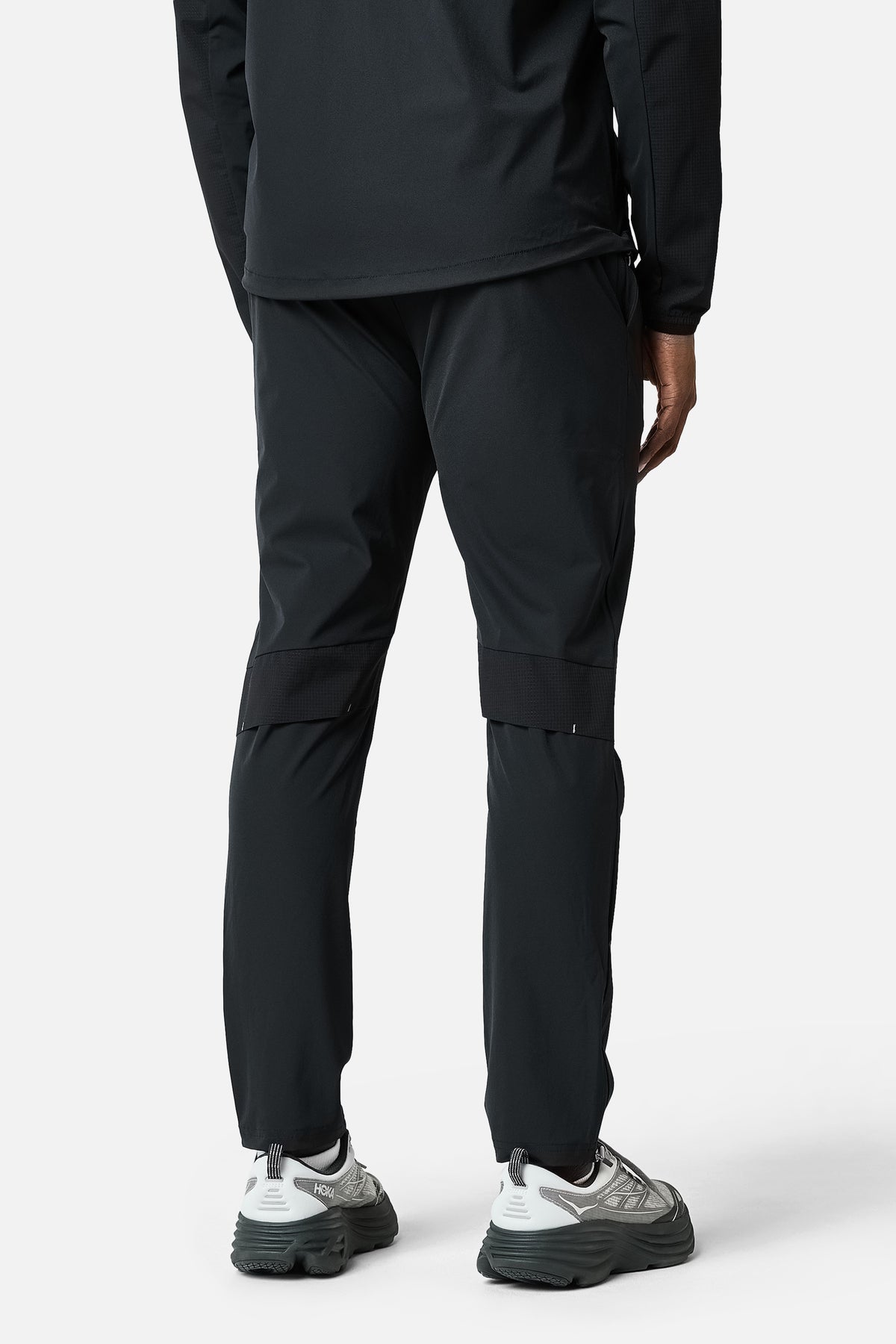Arc Seamless Horizon Hood Tracksuit - Black/Moon Grey