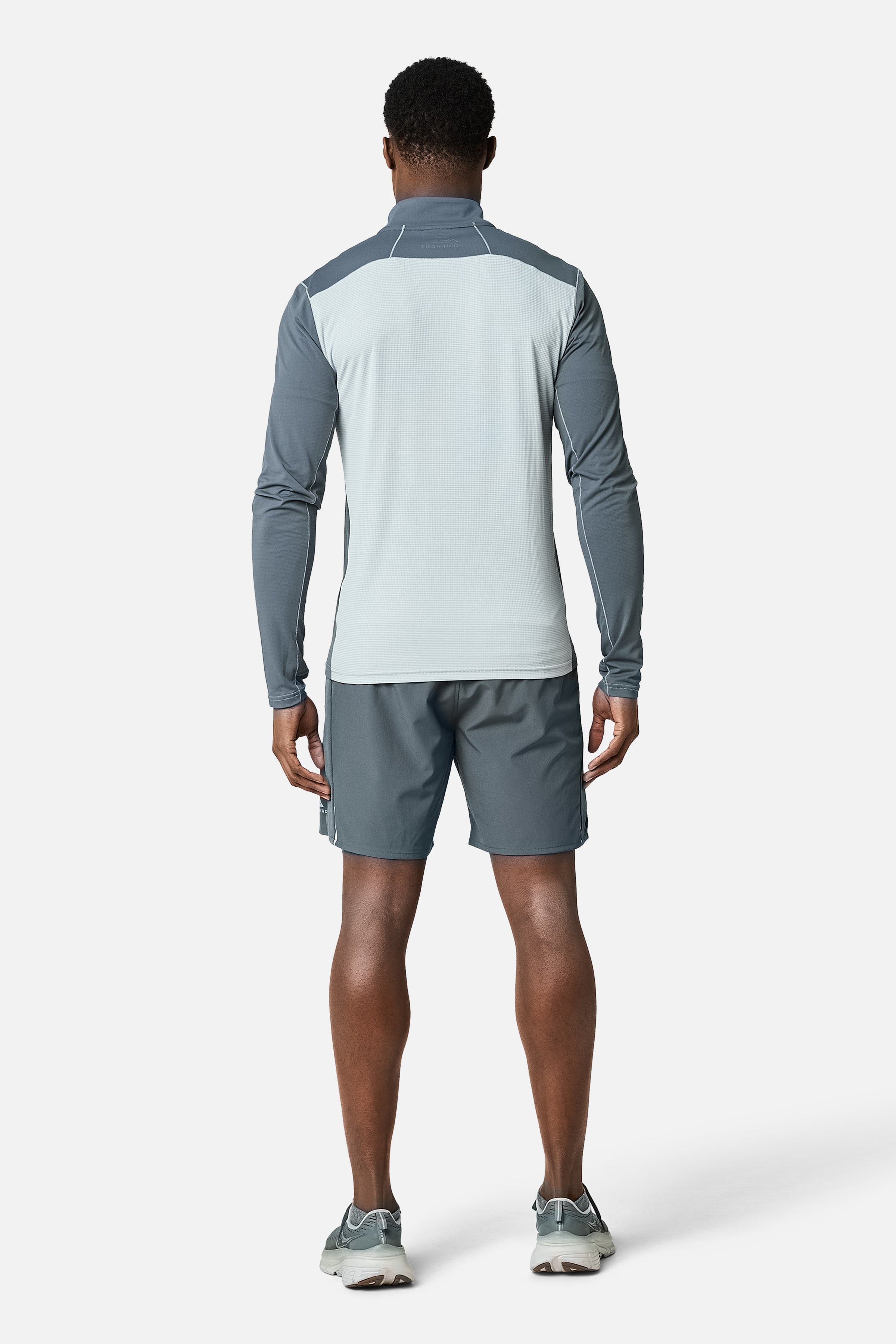 Nucleus 1/4 Zip Essentials 2.0 Twinset - Graphite Grey