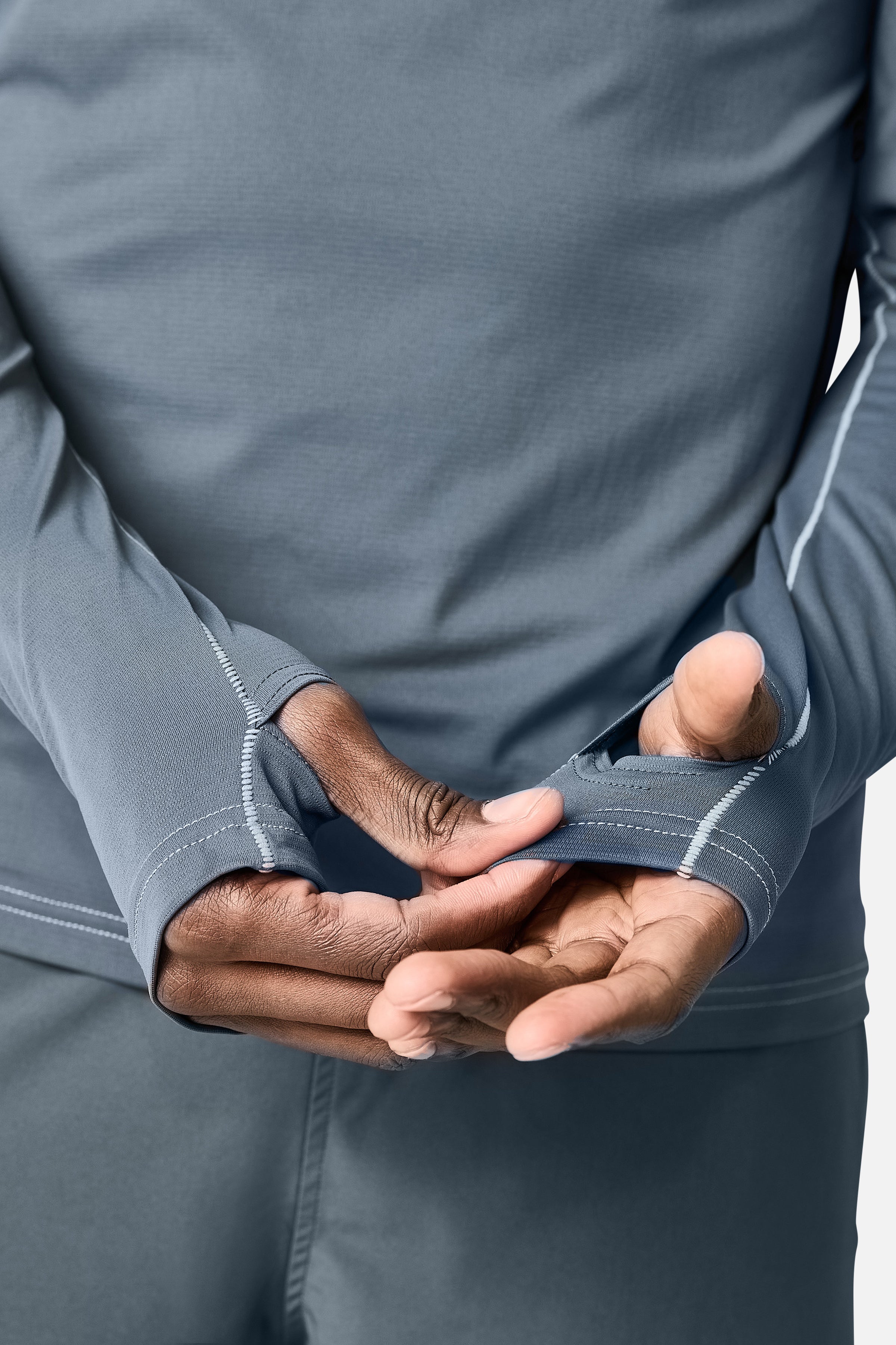 Nucleus 1/4 Zip Essentials 2.0 Twinset - Graphite Grey