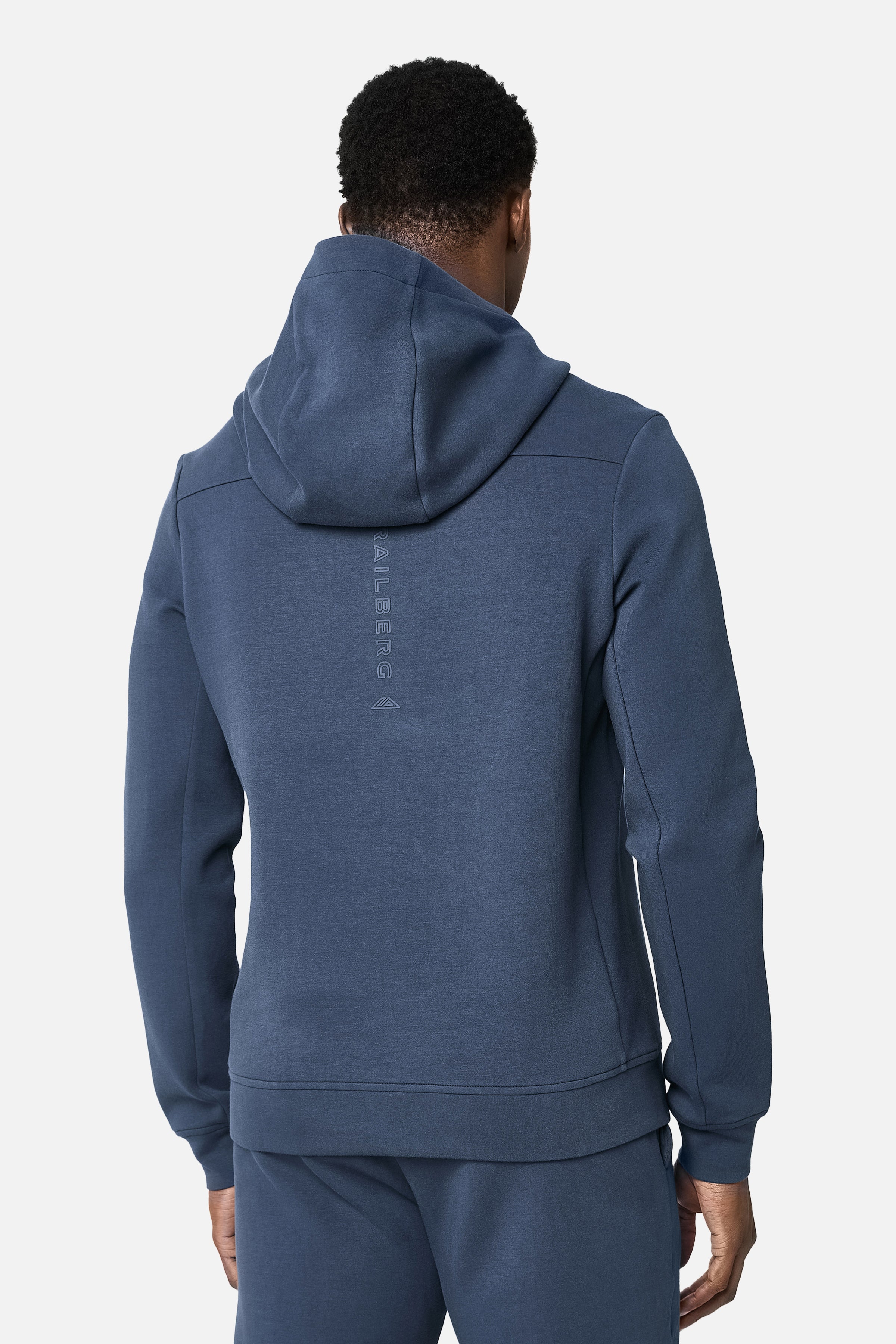 Energy Fleece Hood - Storm Blue