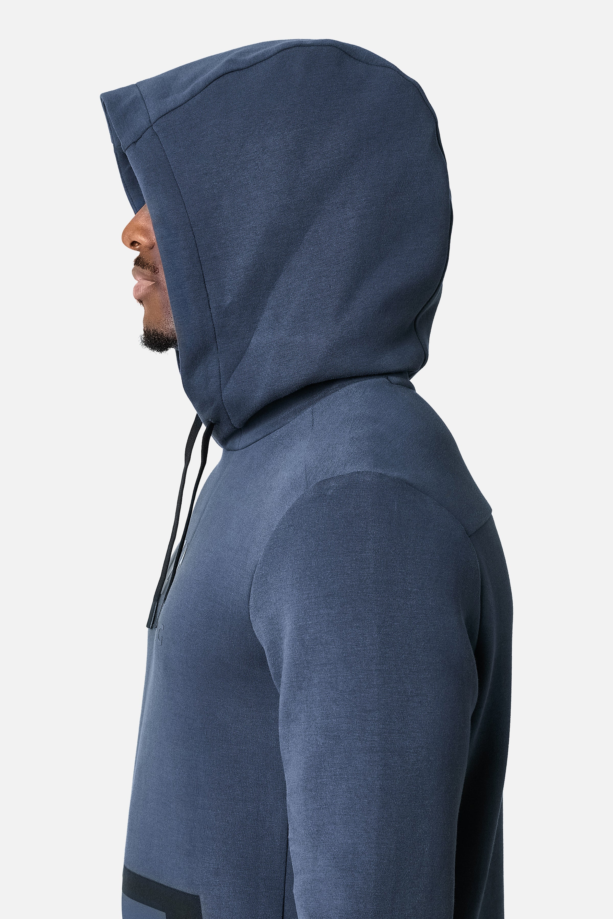 Energy Fleece Hood - Storm Blue