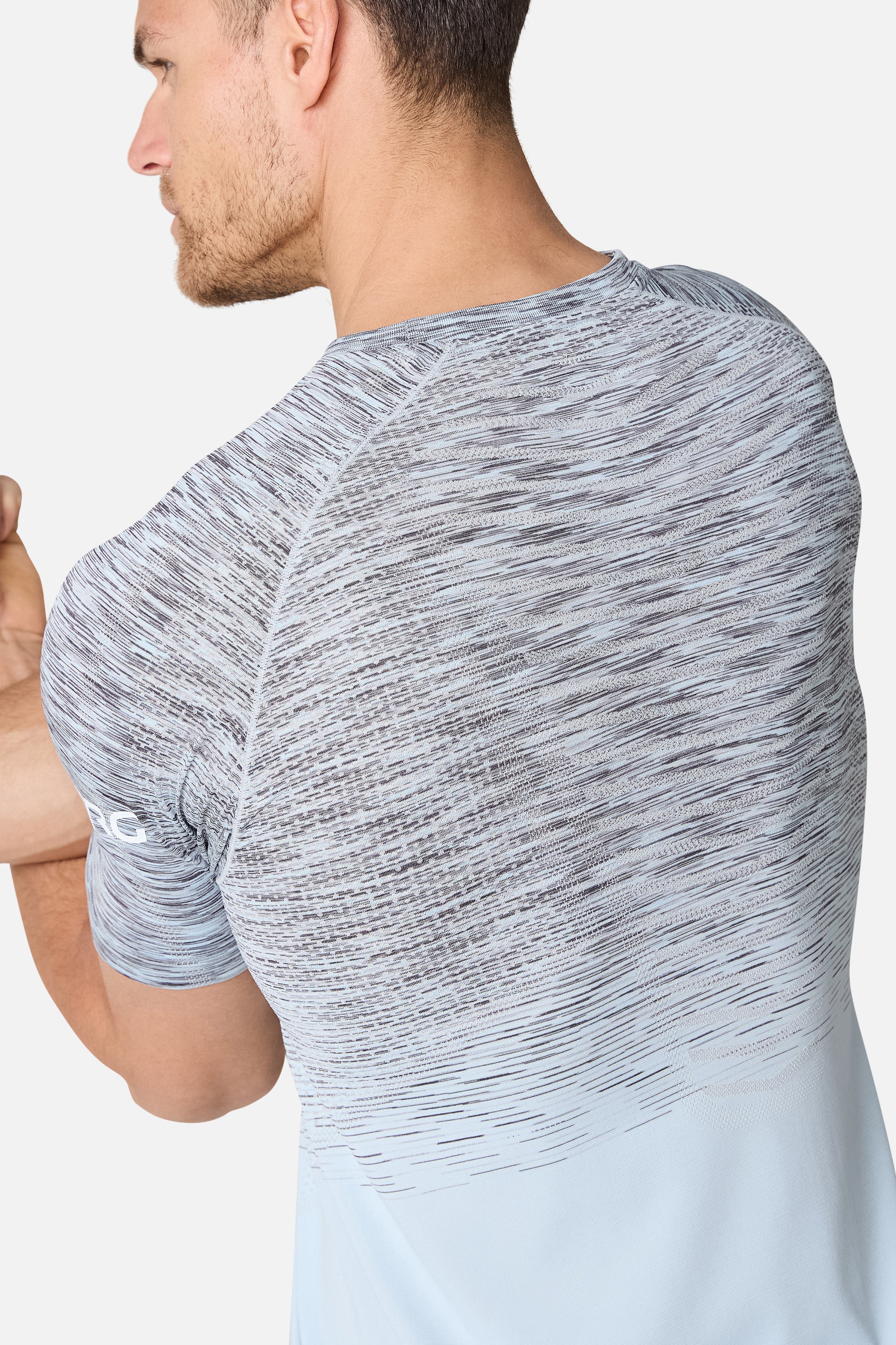 Arc Seamless Tee - Ice Blue/Nightfall Grey/Fog Whisper/Lunar Grey
