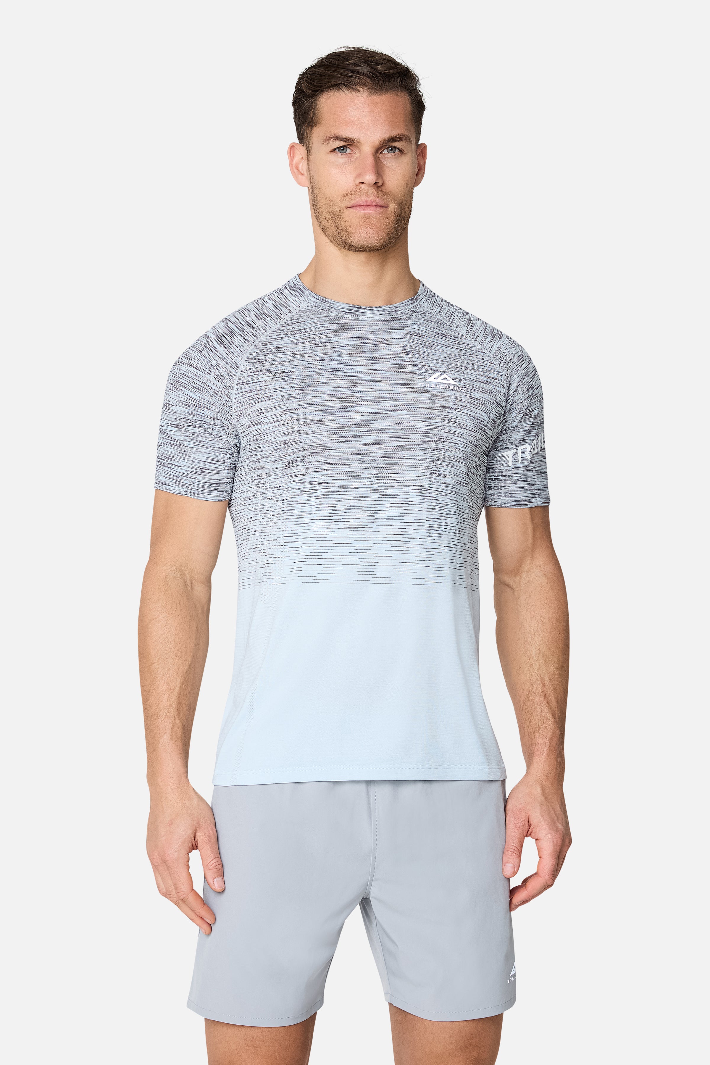 Arc Seamless Tee - Ice Blue/Nightfall Grey/Fog Whisper/Lunar Grey