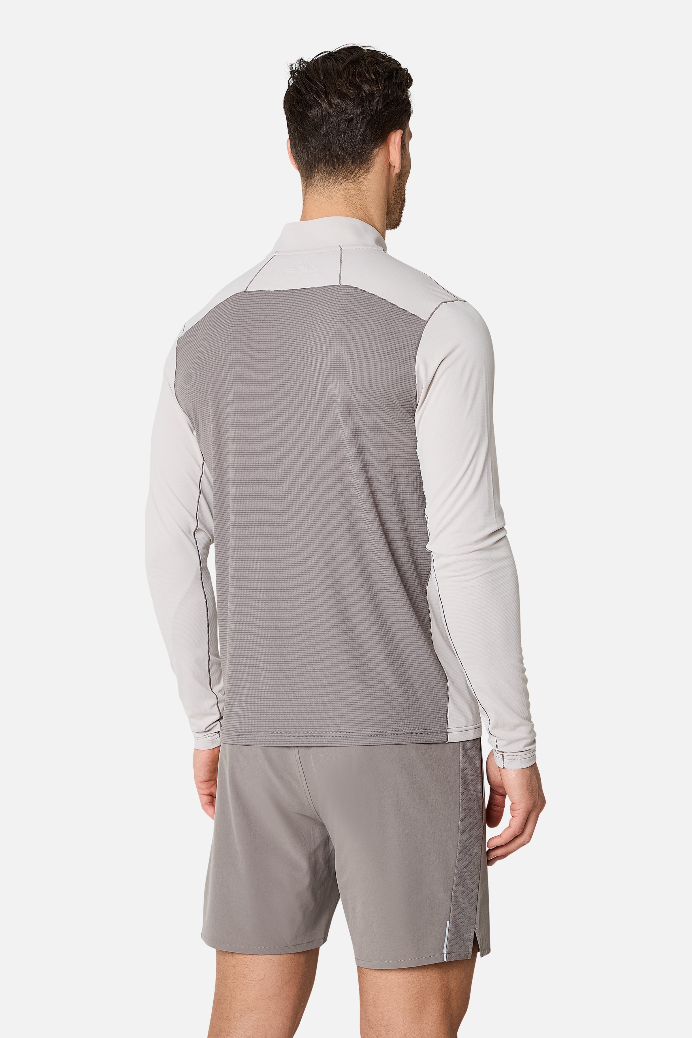 Nucleus 1/4 Zip Essentials 2.0 Twinset - Mocha/Pebblestone