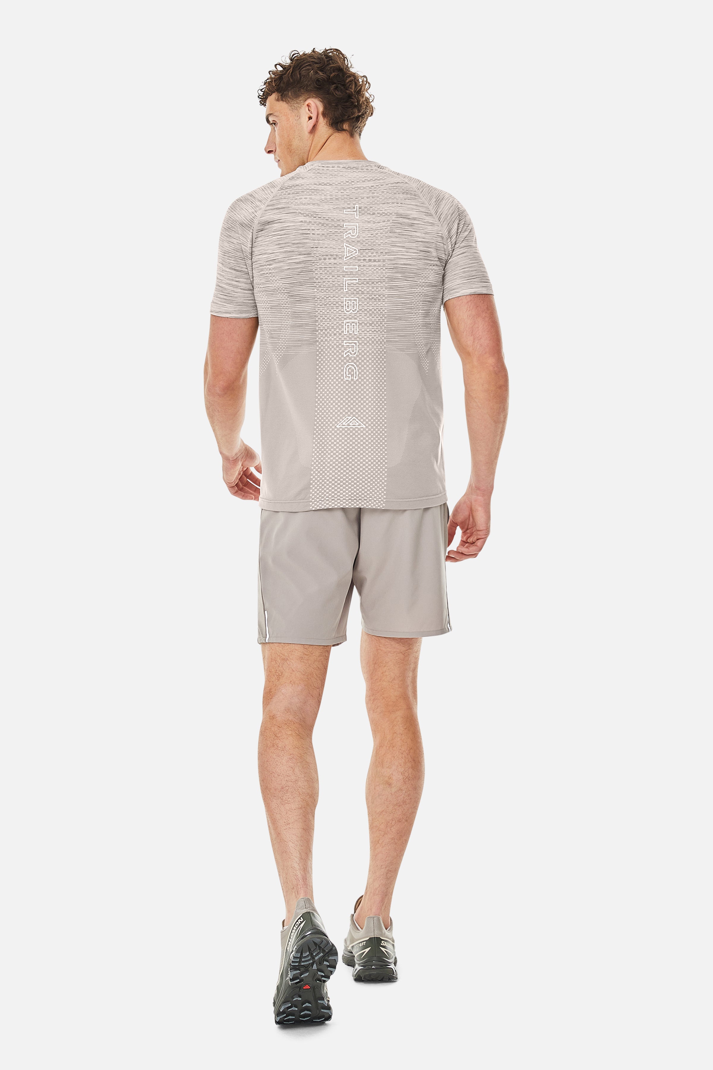 Apex Seamless Tee - Pale Taupe/Fossil Brown/Desert Sand/Earth Stone