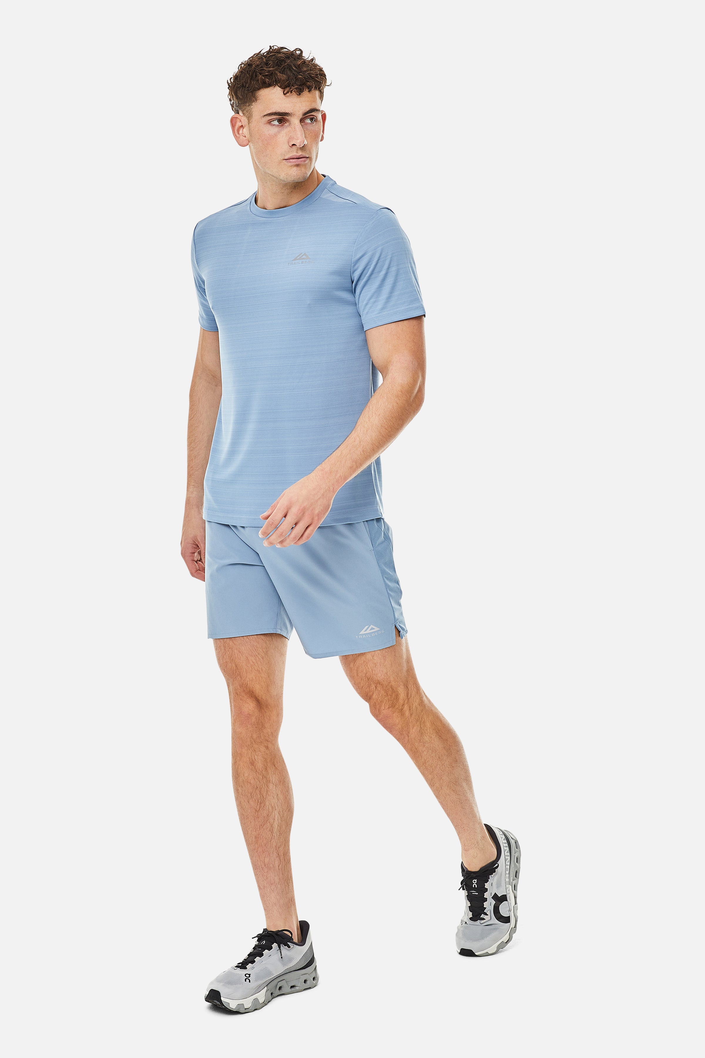 Cloud SS25 Tee - Washed Indigo/Frost Blue