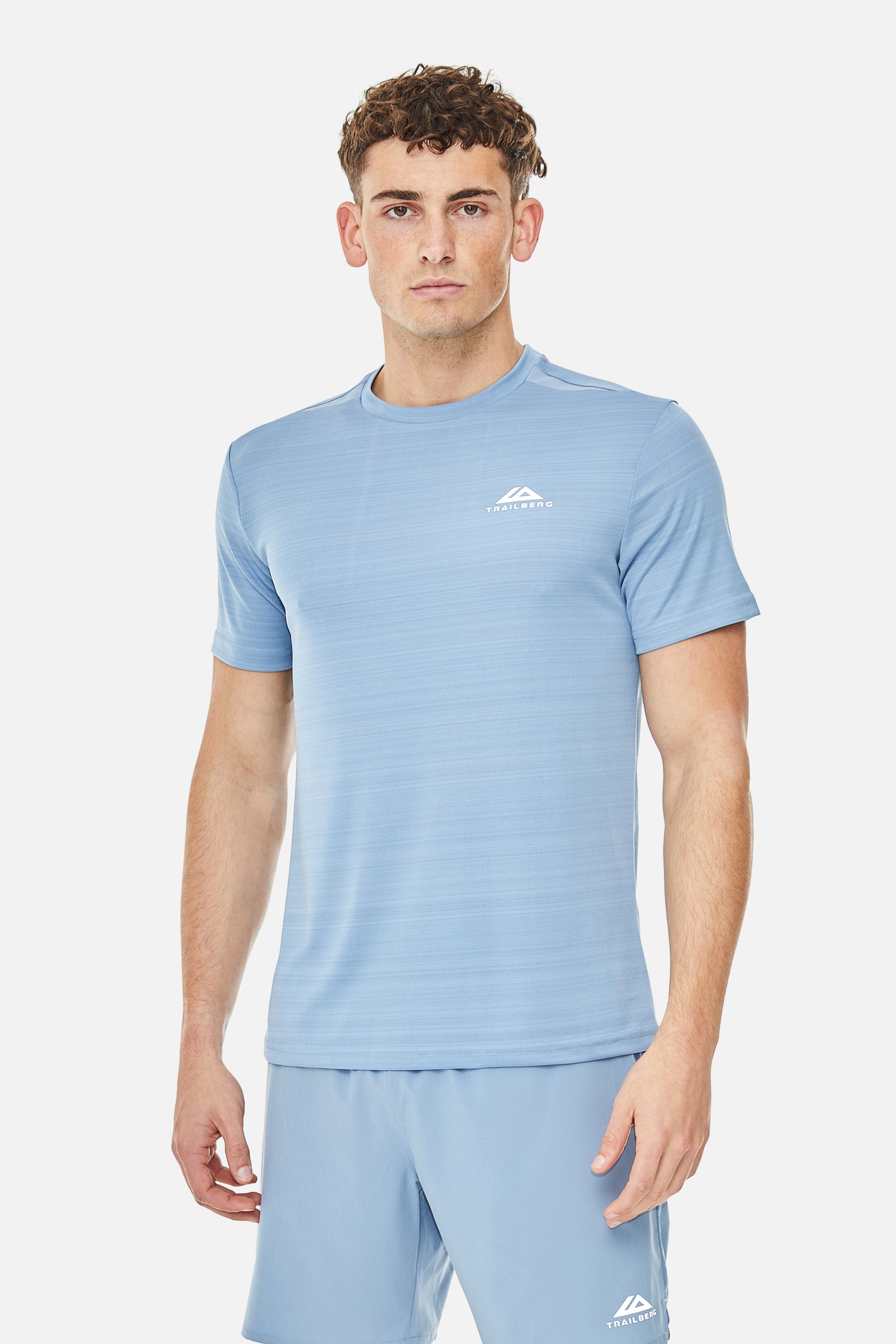 Cloud SS25 Tee - Washed Indigo/Frost Blue