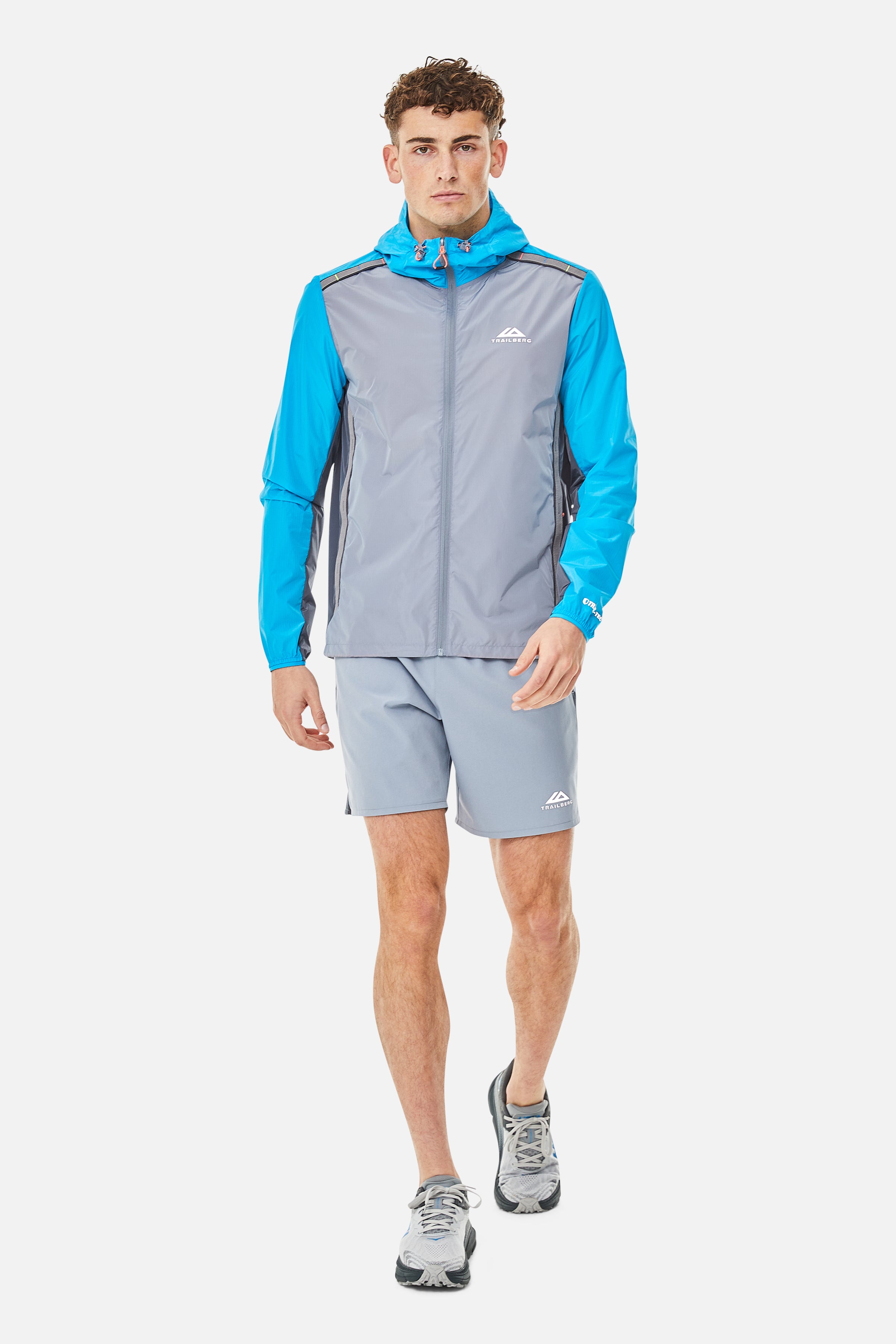 Triathlon SS25 Windbreaker - Cloud Haze/Storm Grey/Aqua Wave
