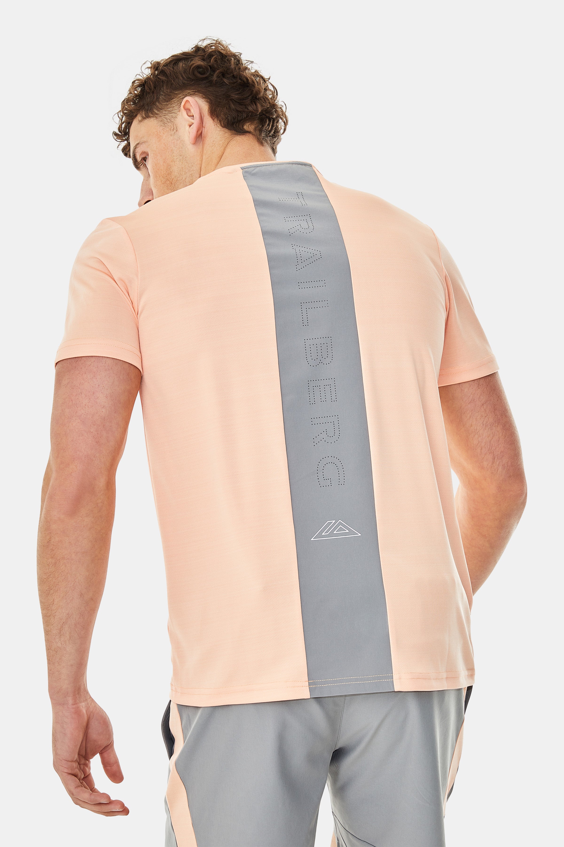 Cloud SS25 Tee - Peach Nectar/Moon Grey