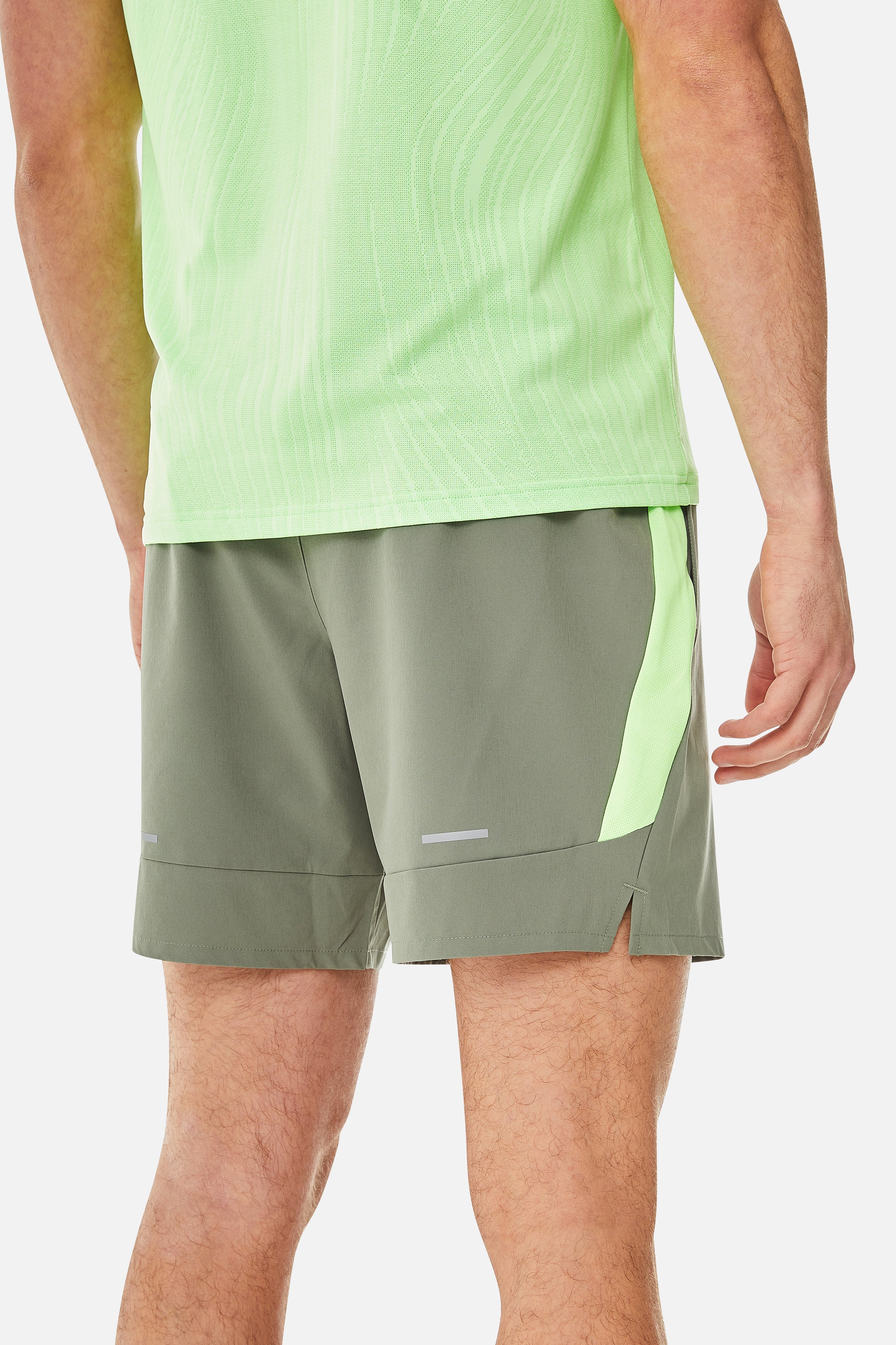 SS25 Cloud Vertex Triset - Pine Dust/Neon Lime