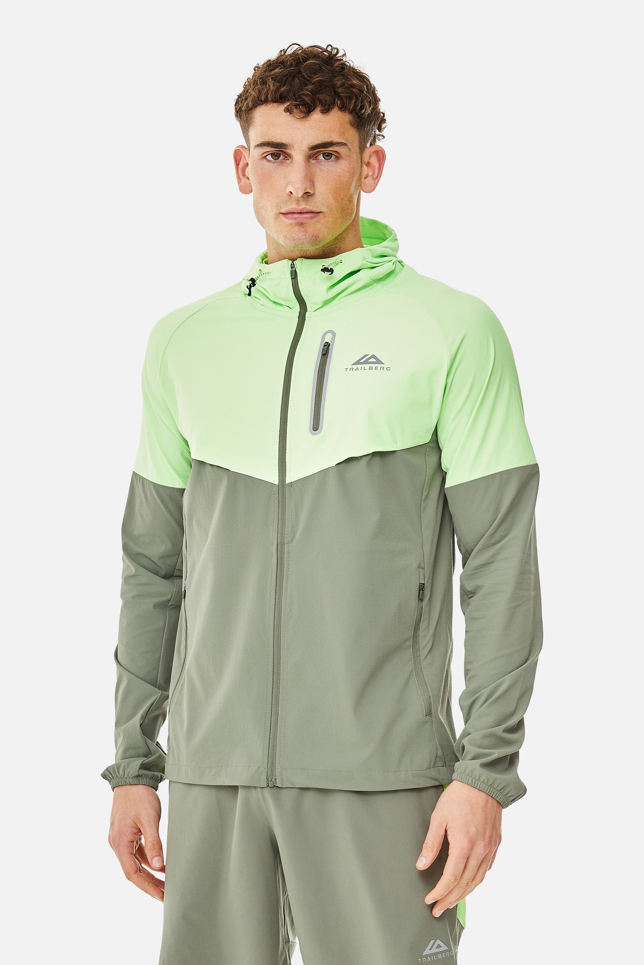 Cloud SS25 Hood - Pine Dust/Neon Lime