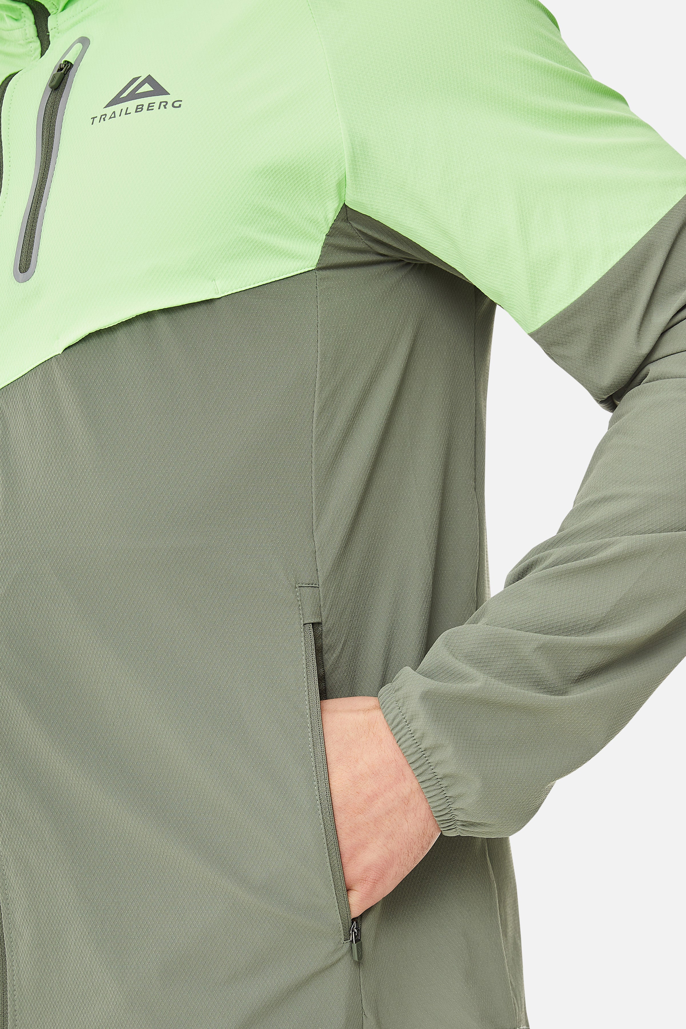 Cloud SS25 Hood - Pine Dust/Neon Lime