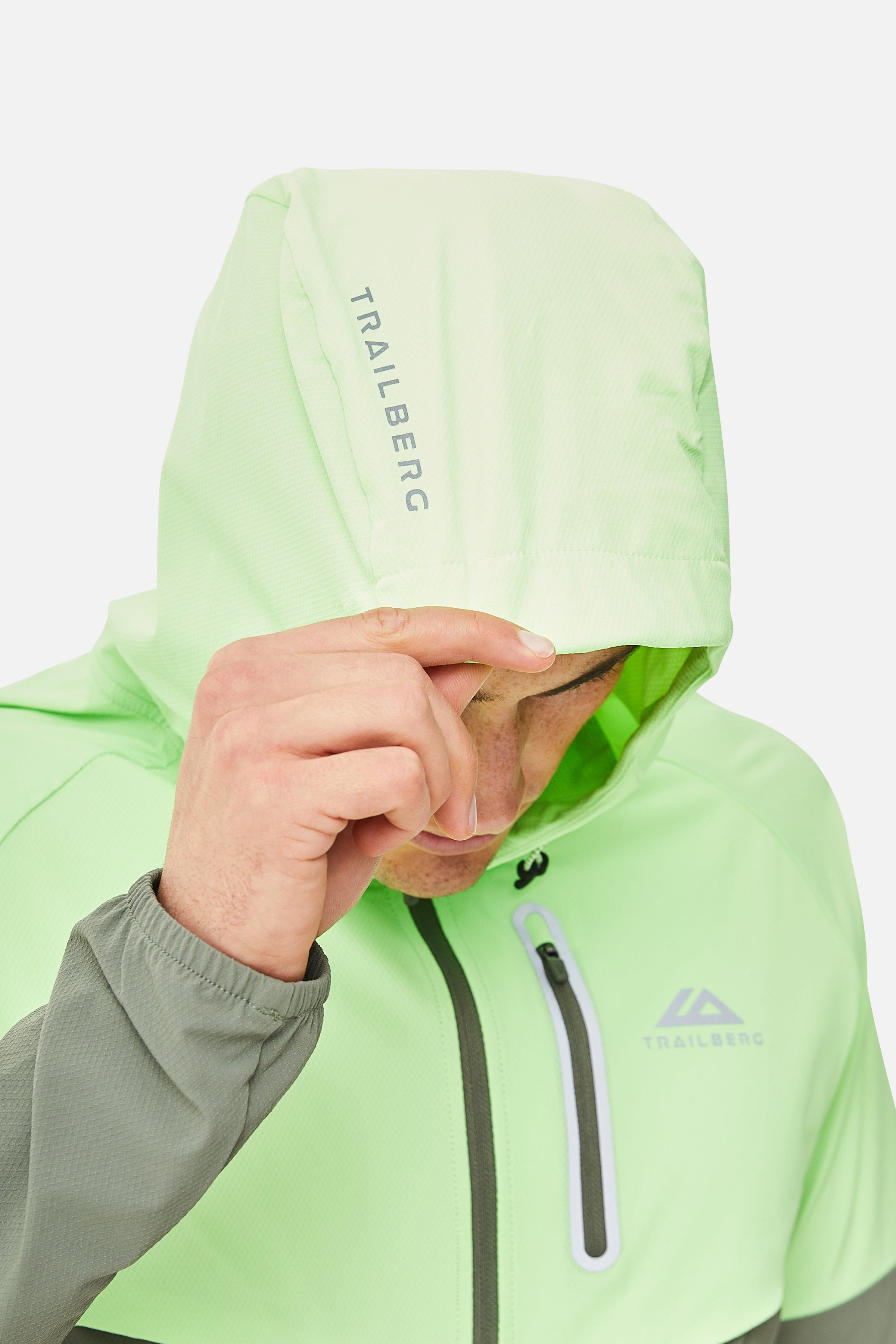 Cloud SS25 Hood - Pine Dust/Neon Lime