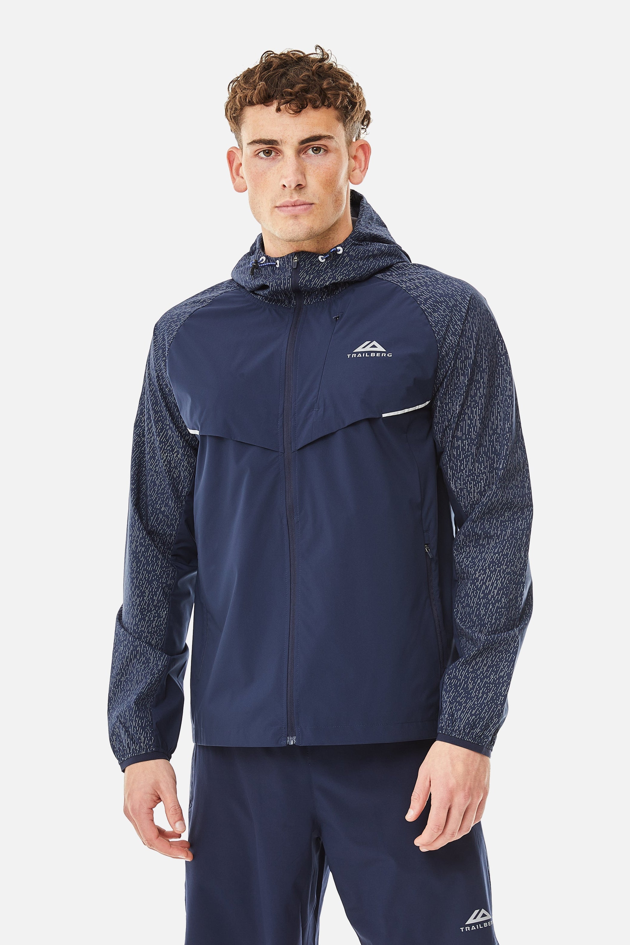 Reflect Windbreaker - Navy Blue