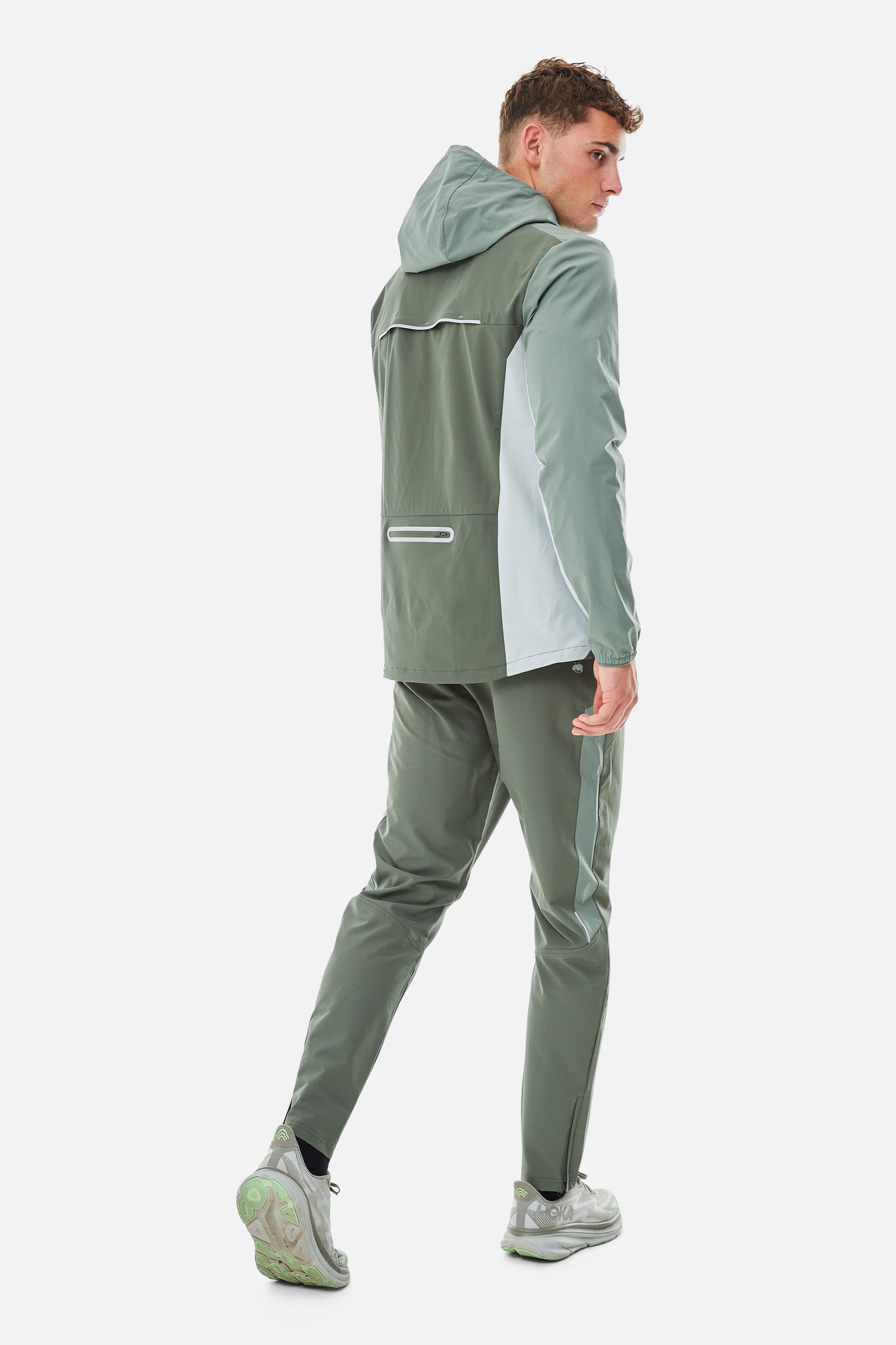 AW25 Triathlon Tracksuit - Pine Dust/Dark Fern