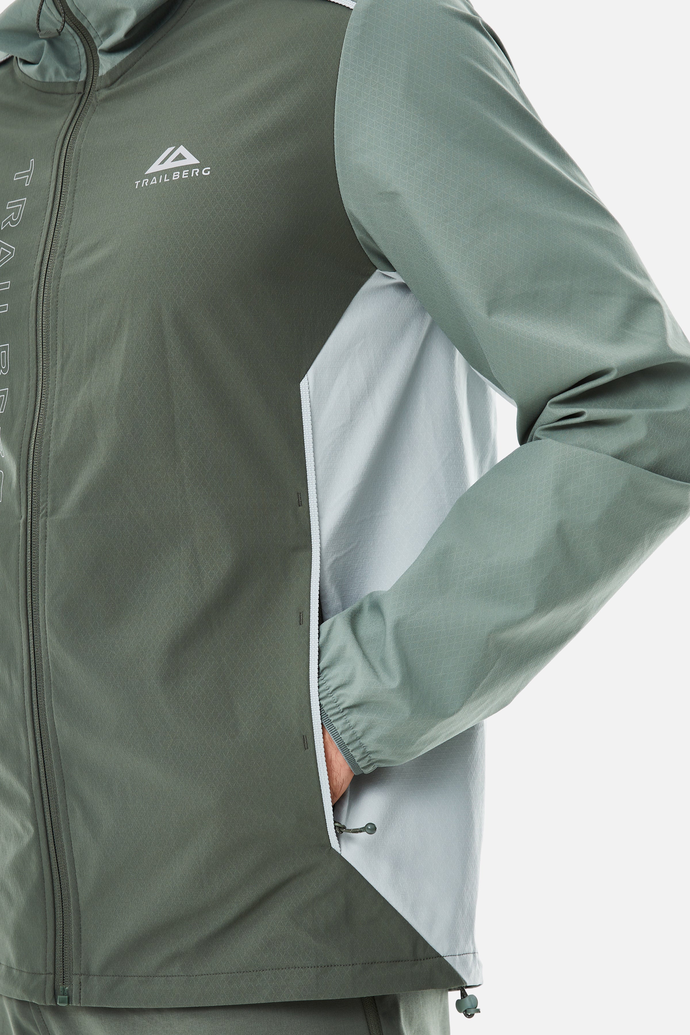AW25 Triathlon Tracksuit - Pine Dust/Dark Fern