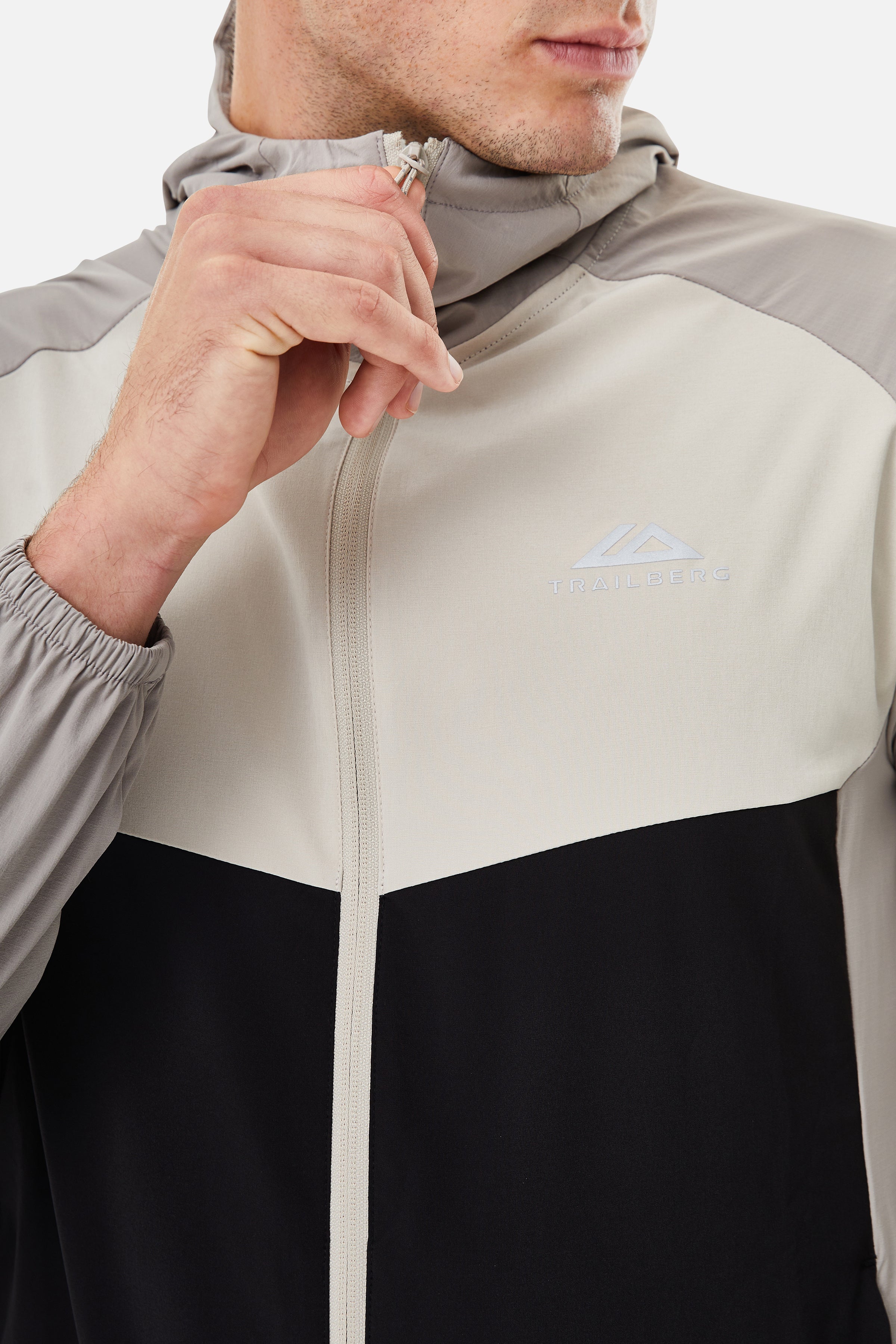 Focus Hood - Fossil Brown/Pale Taupe/Black