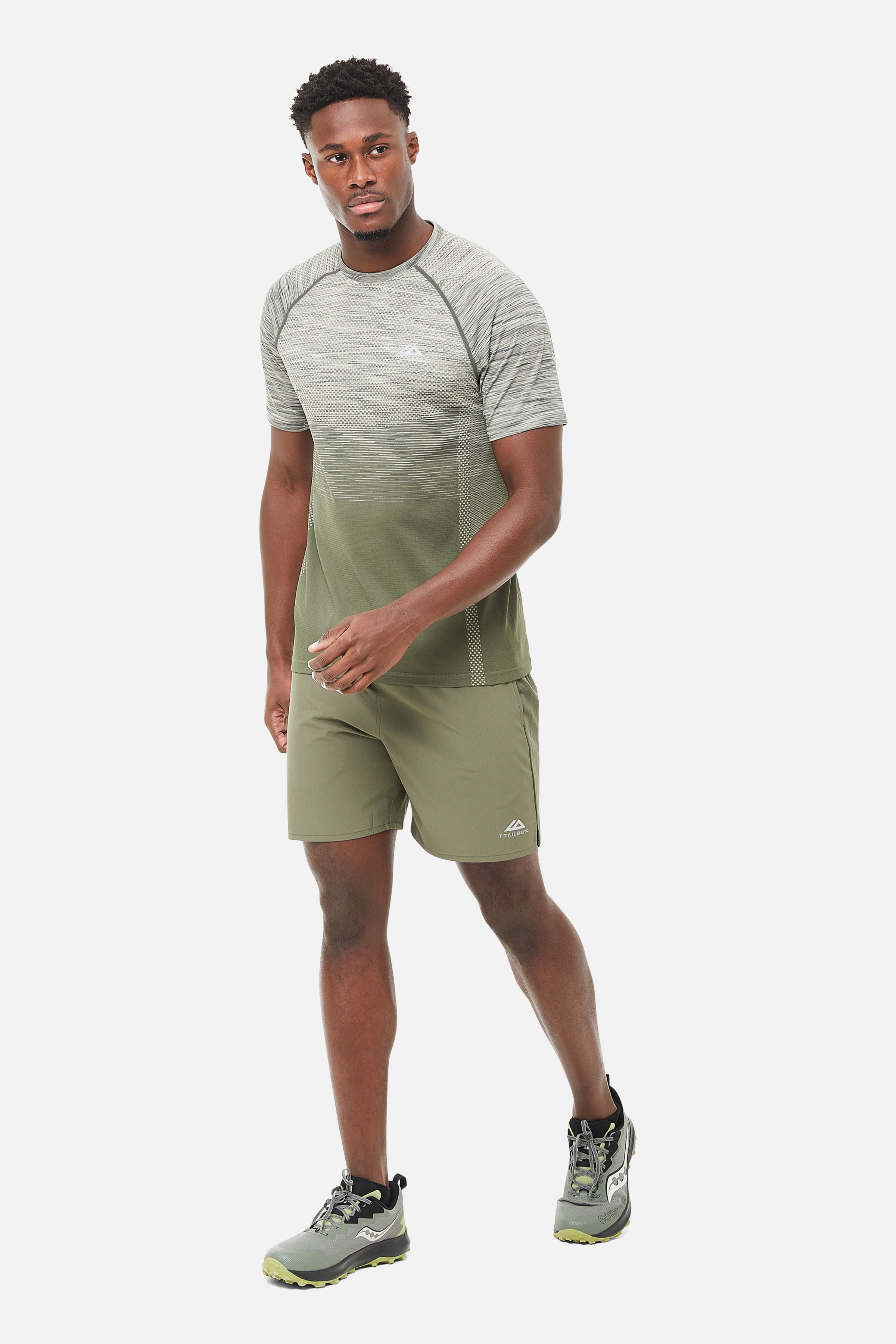 Summit Seamless Tee - Khaki