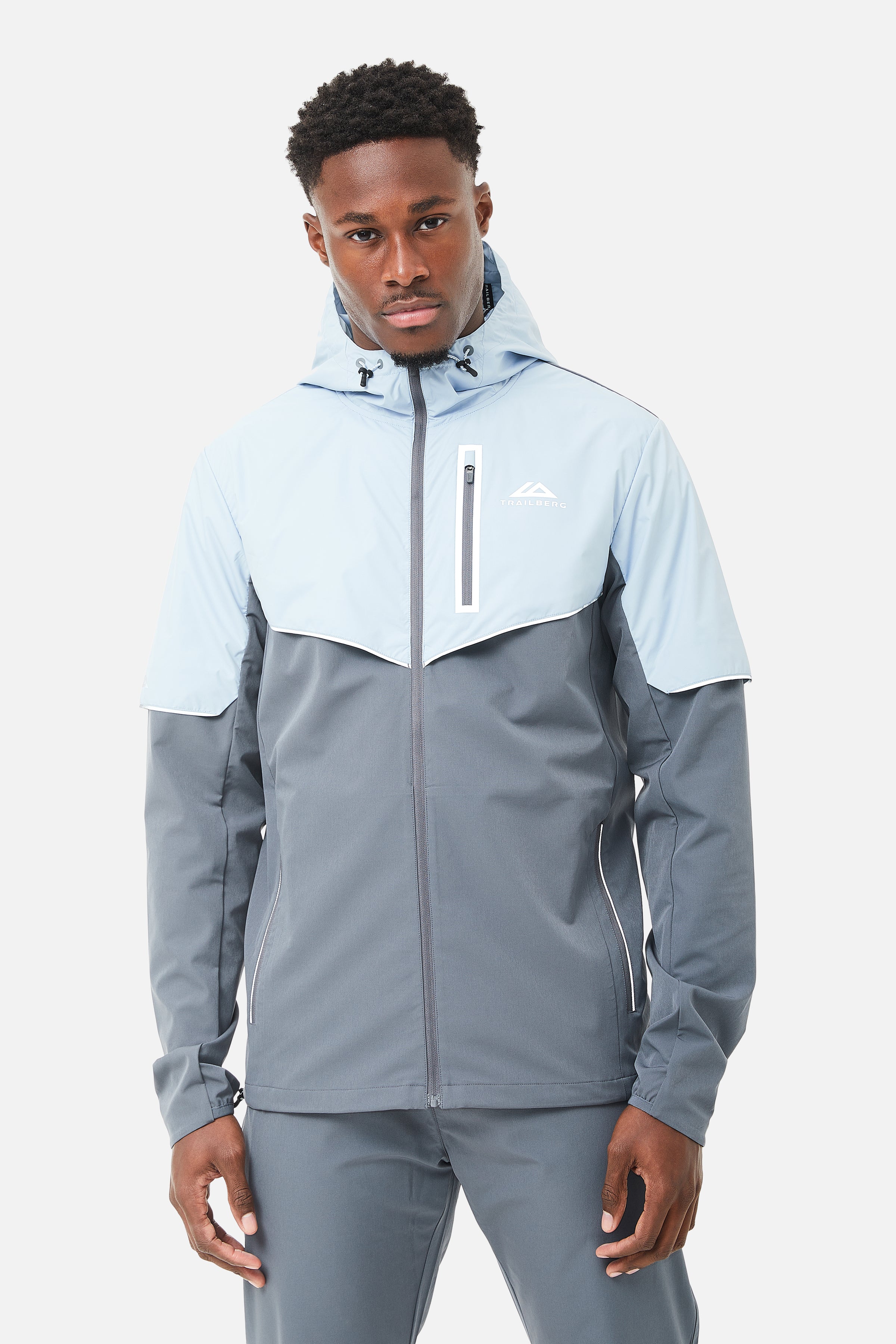 Vertigo 2.0 Tracksuit - Grey/Blue
