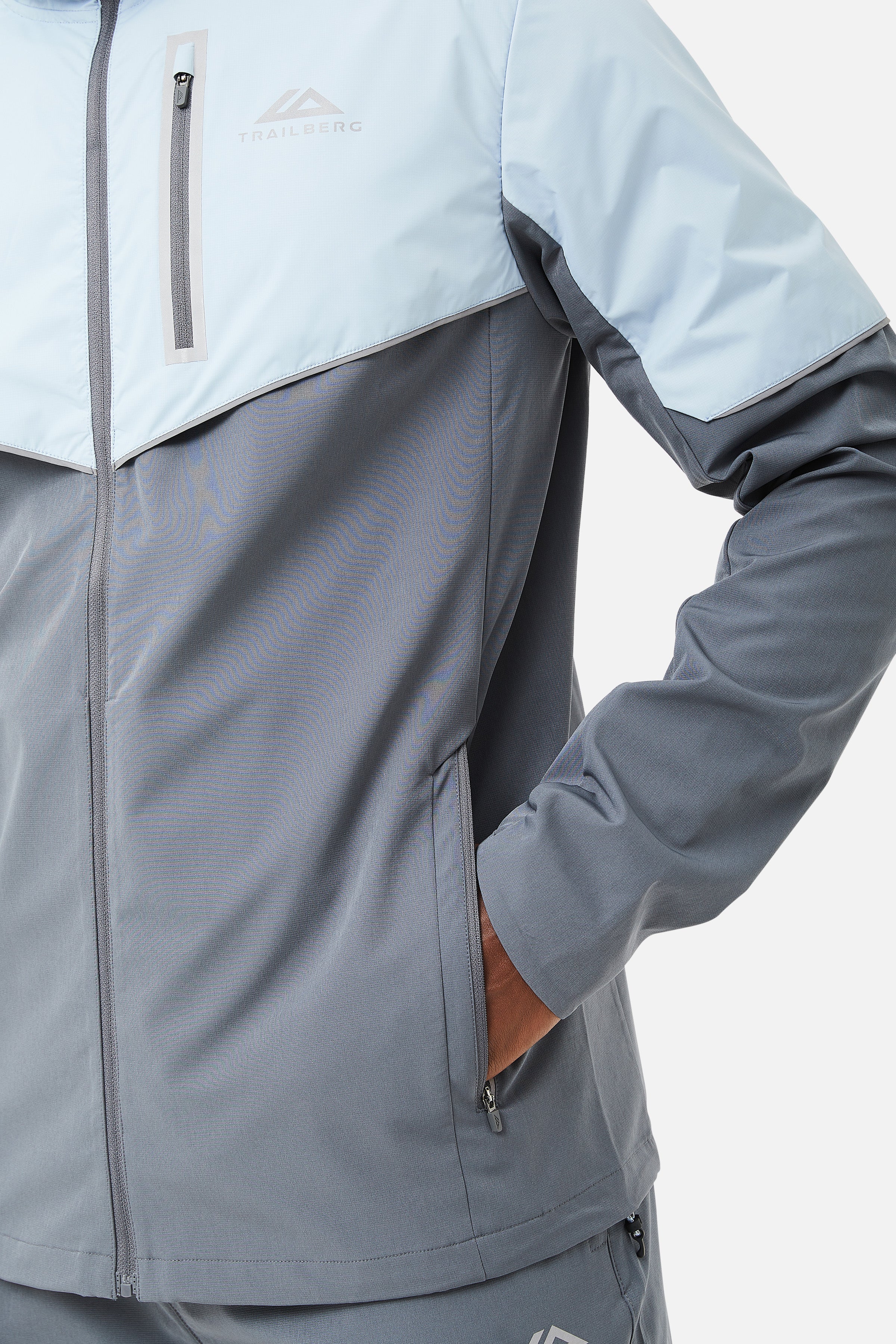 Vertigo 2.0 Hood - Grey/Blue