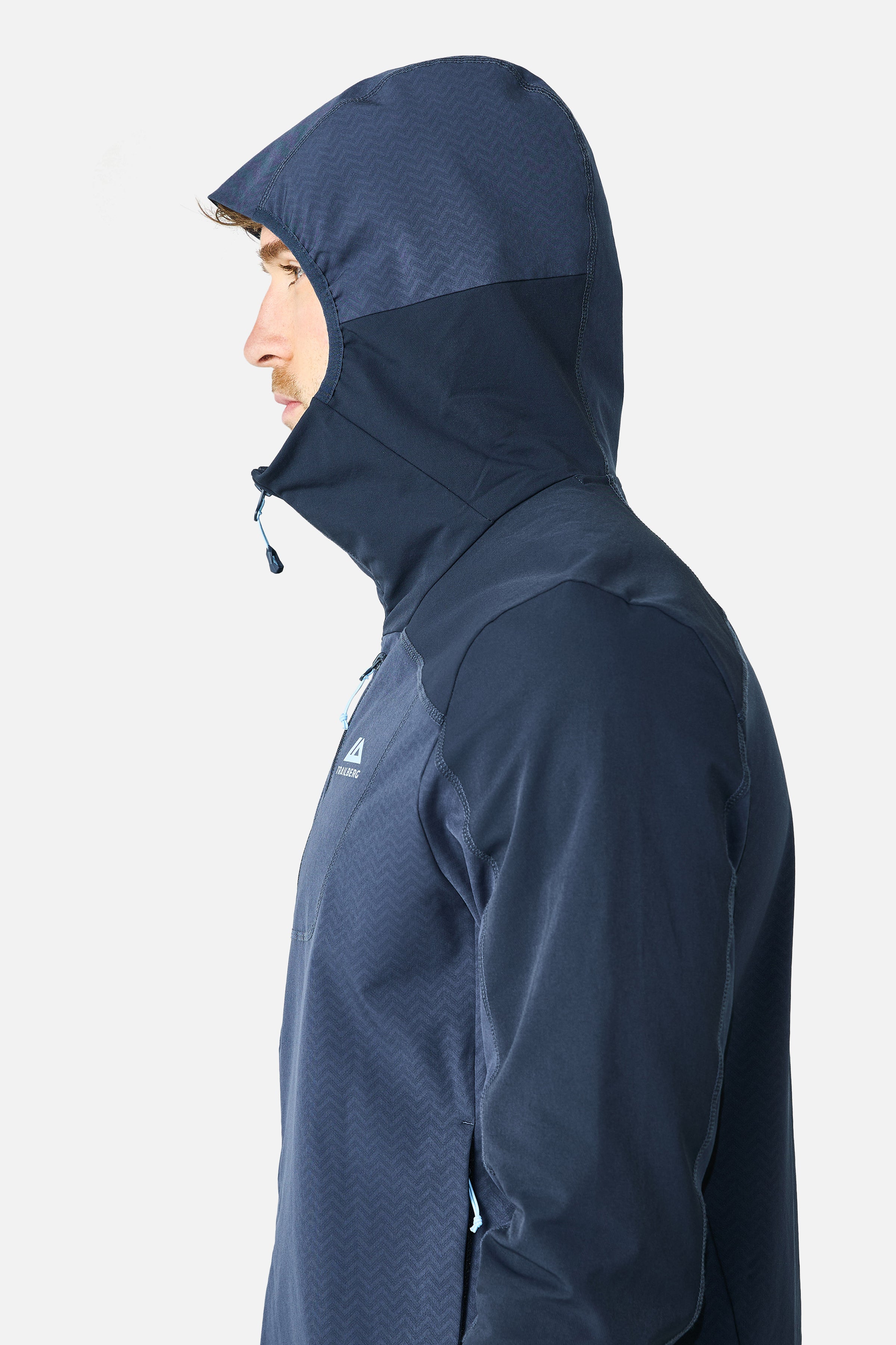Caldera Gridded Fleece Tracksuit - Storm Blue/Deep Ocean