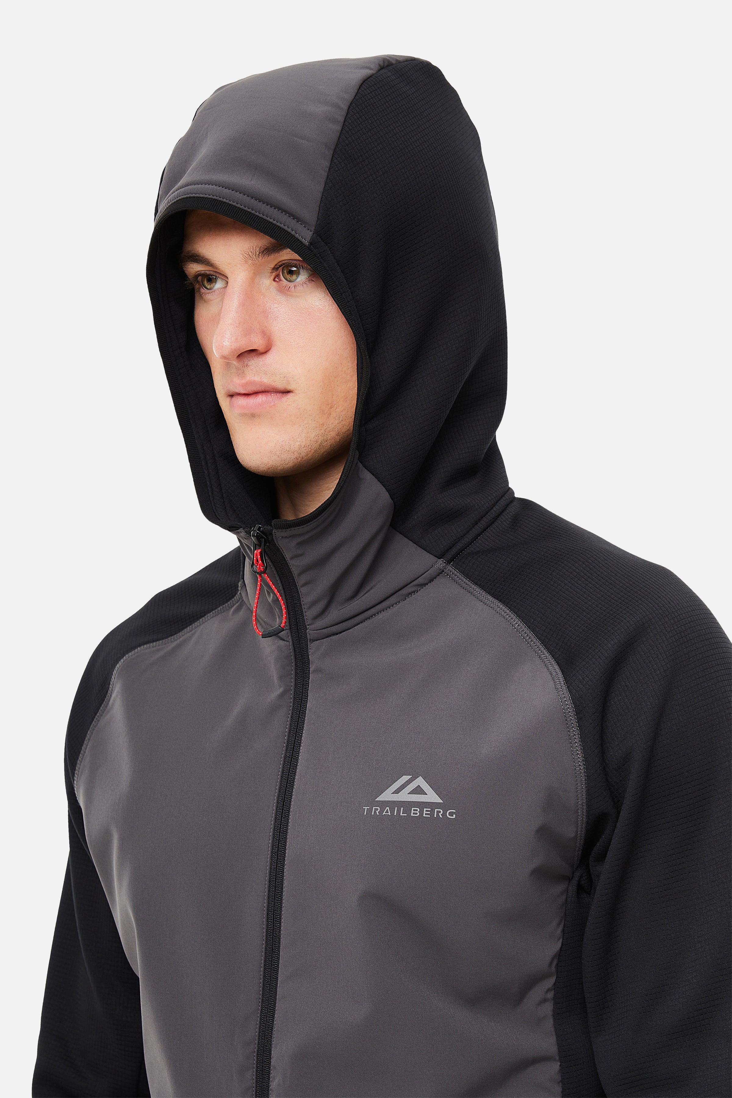 Glacier Fleece Tracksuit - Black/Grey