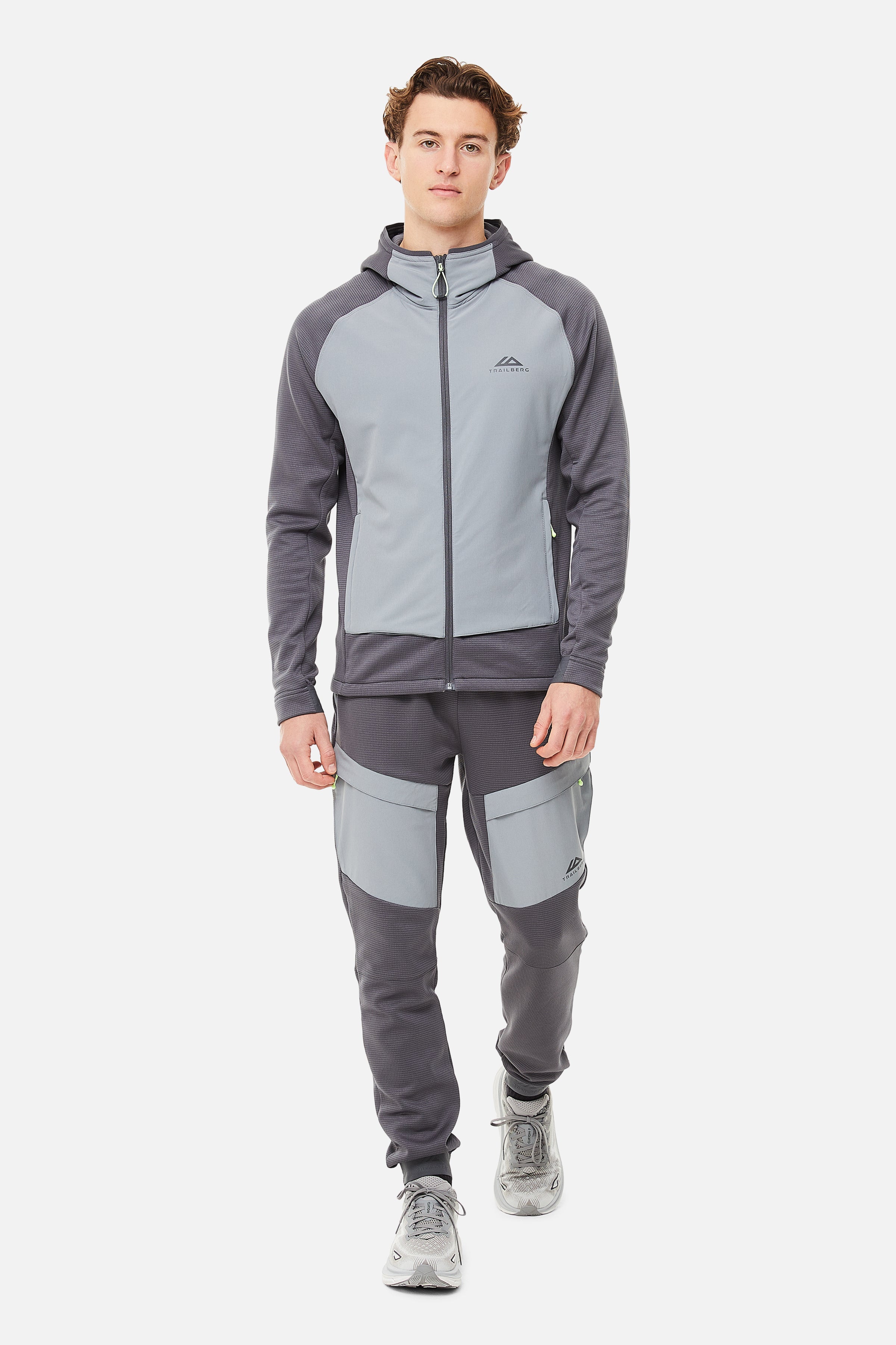 Glacier Fleece Hood - Charcoal/Grey