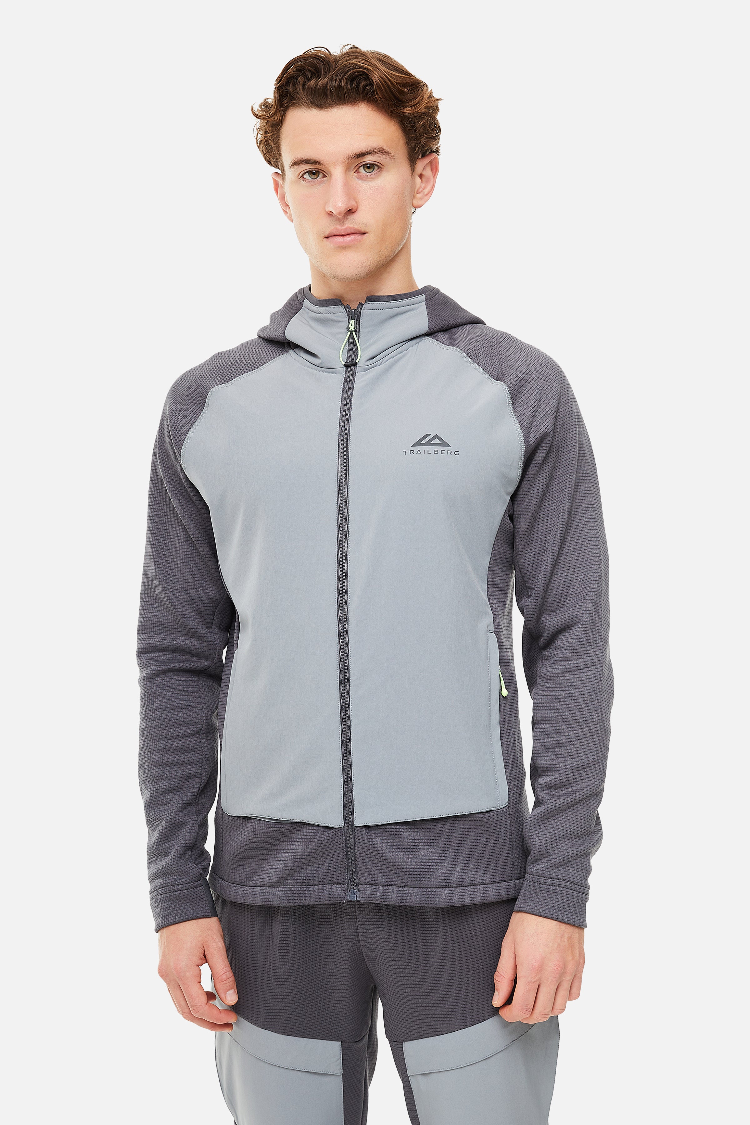 Glacier Fleece Tracksuit - Charcoal/Grey