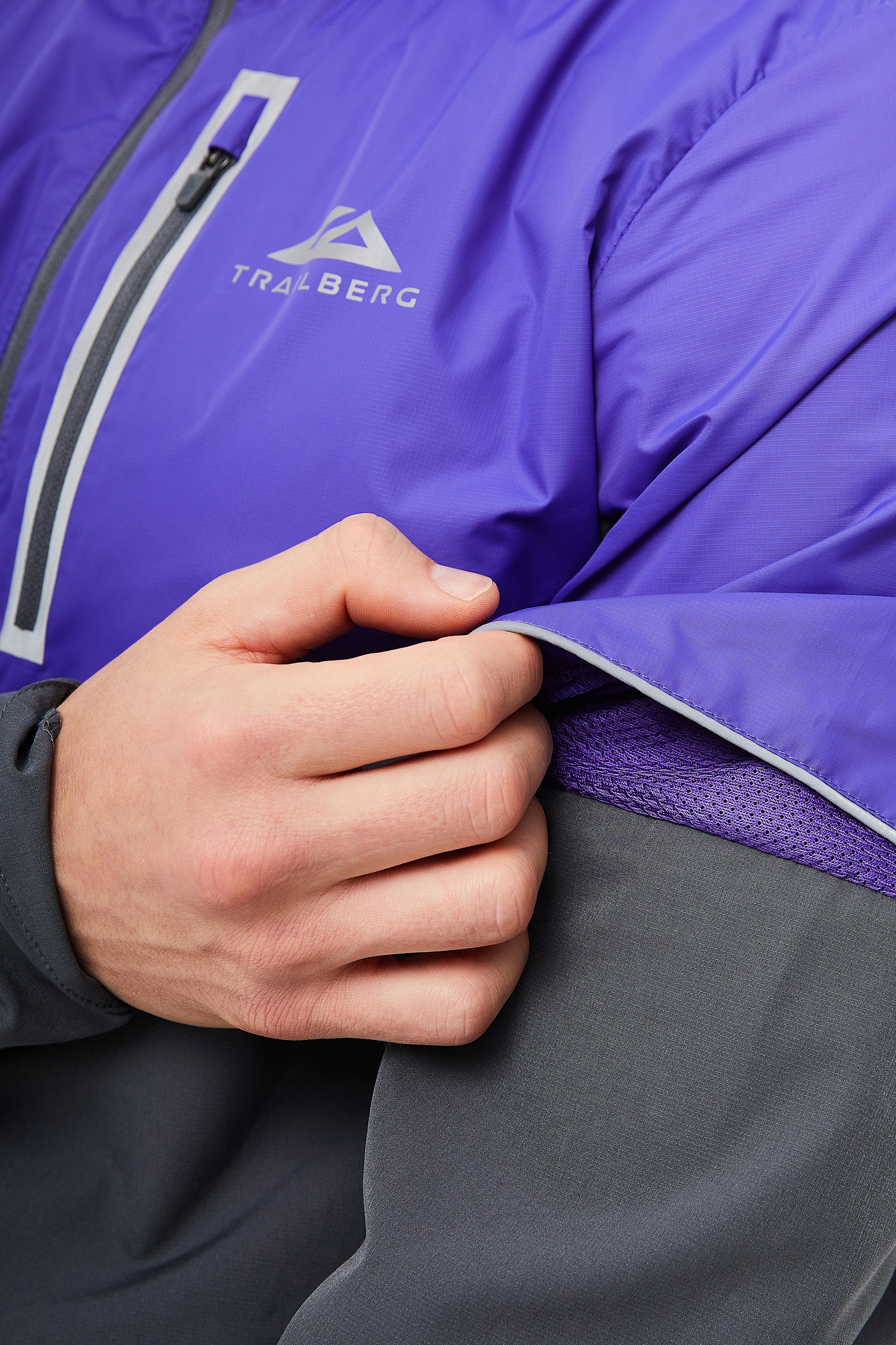 Vertigo 2.0 Hood - Grey/Purple