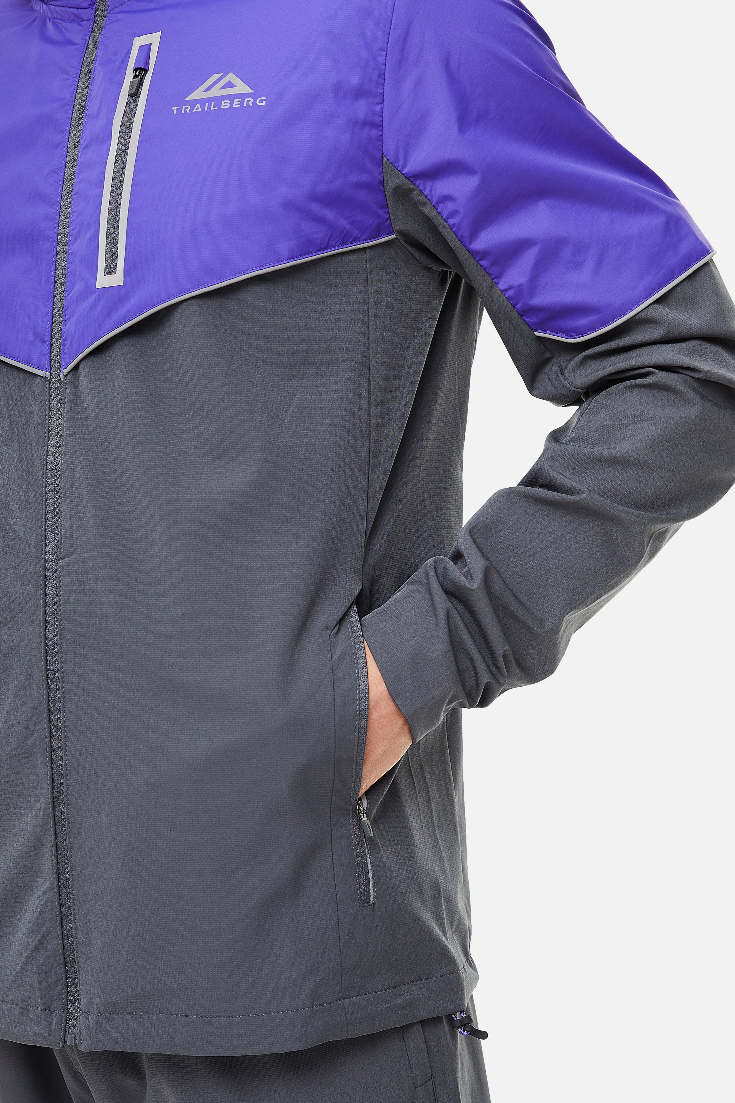 Vertigo 2.0 Hood - Grey/Purple