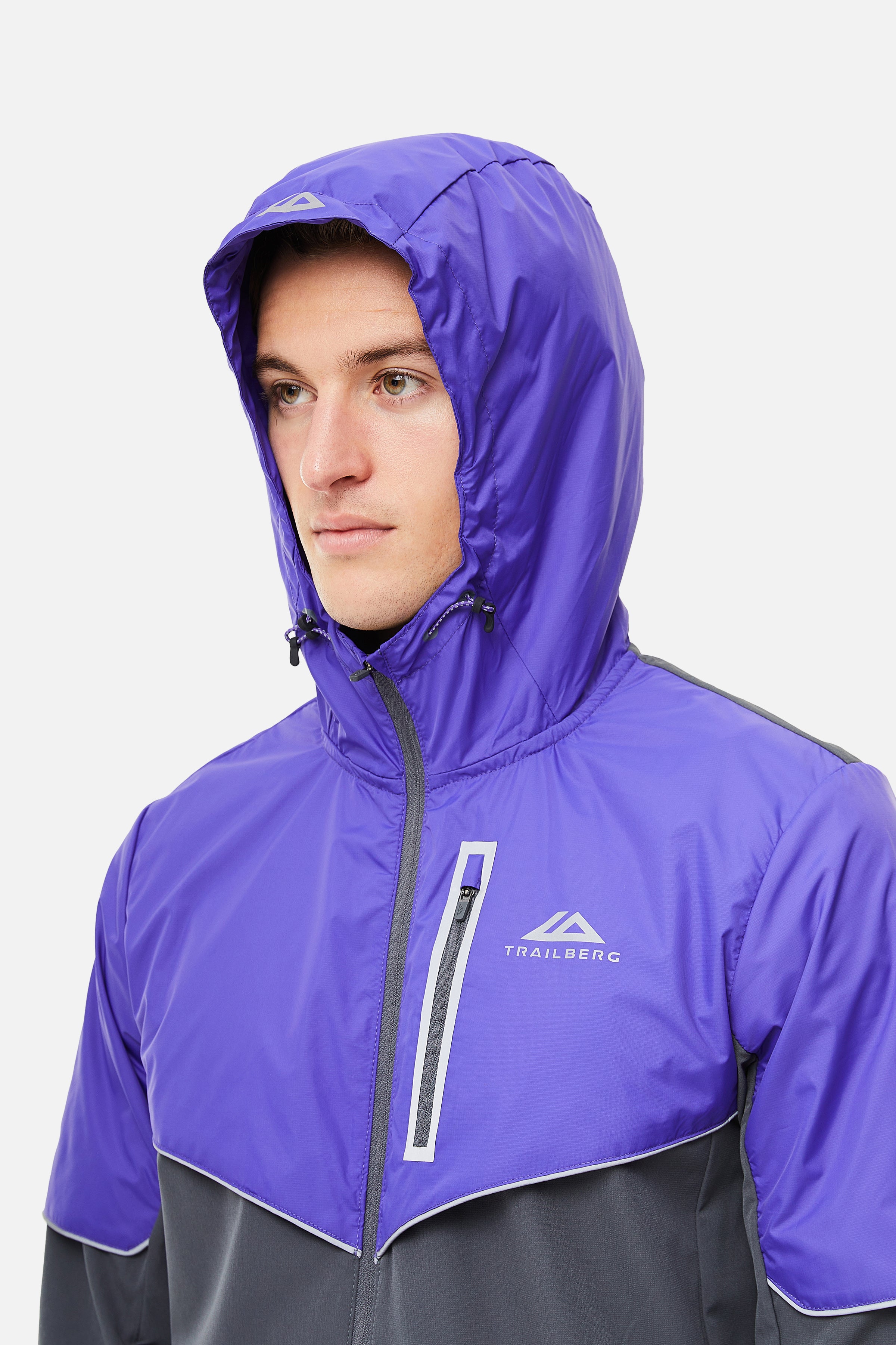 Vertigo 2.0 Hood - Grey/Purple