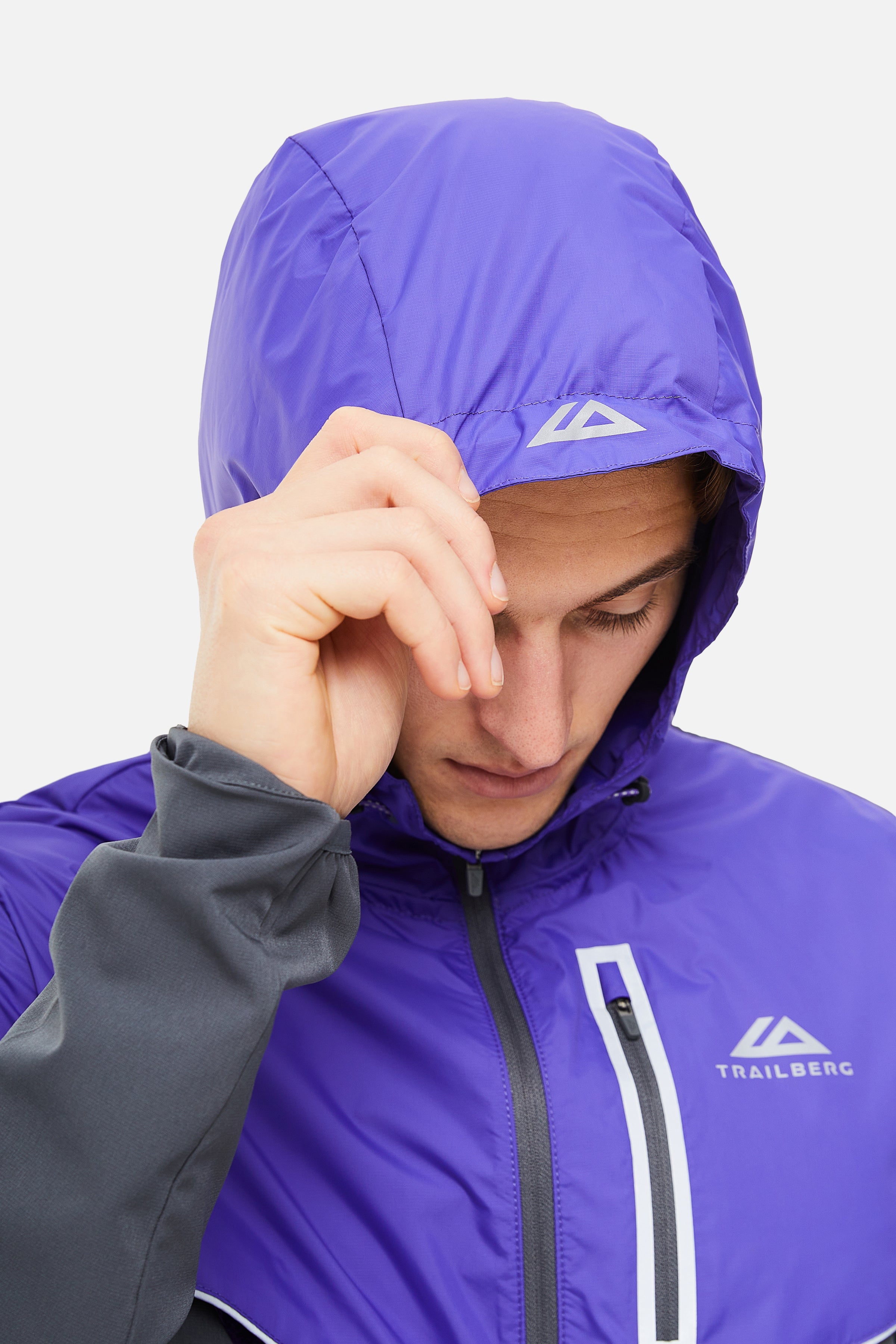 Vertigo 2.0 Hood - Grey/Purple
