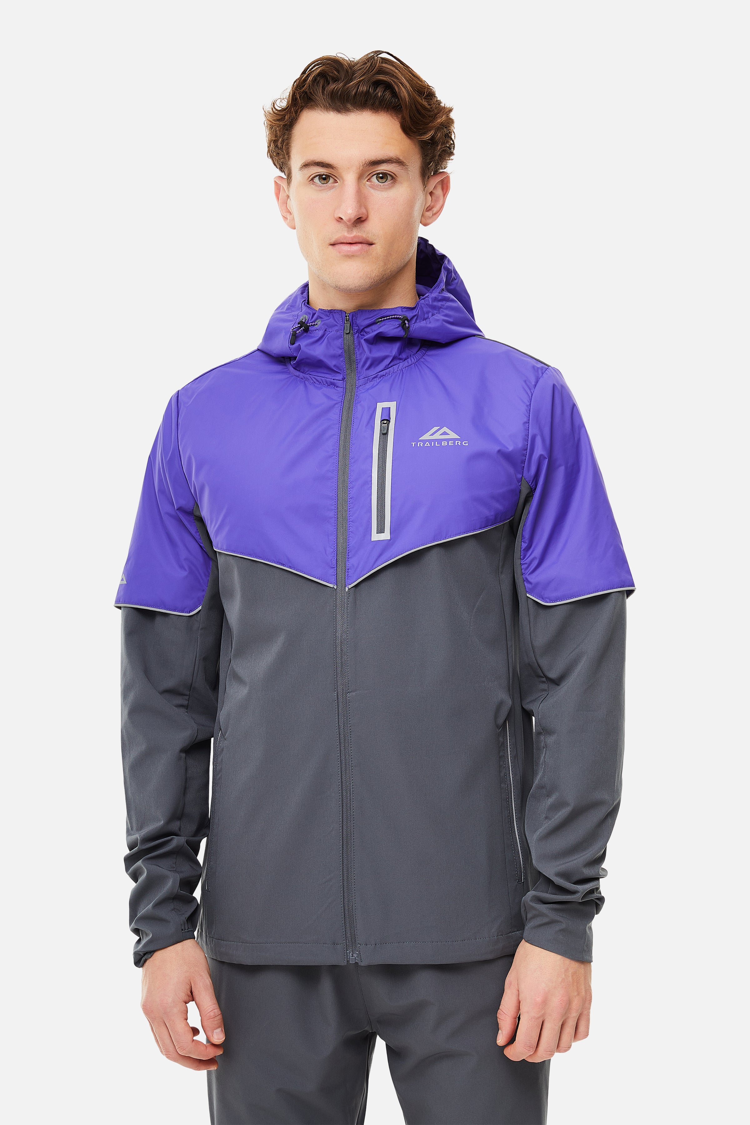 Vertigo 2.0 Hood - Grey/Purple