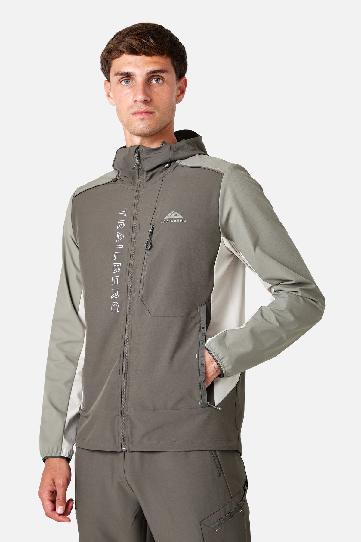 Triathlon Ultra Windbreaker - Mineral/Mocha/Deep Stone