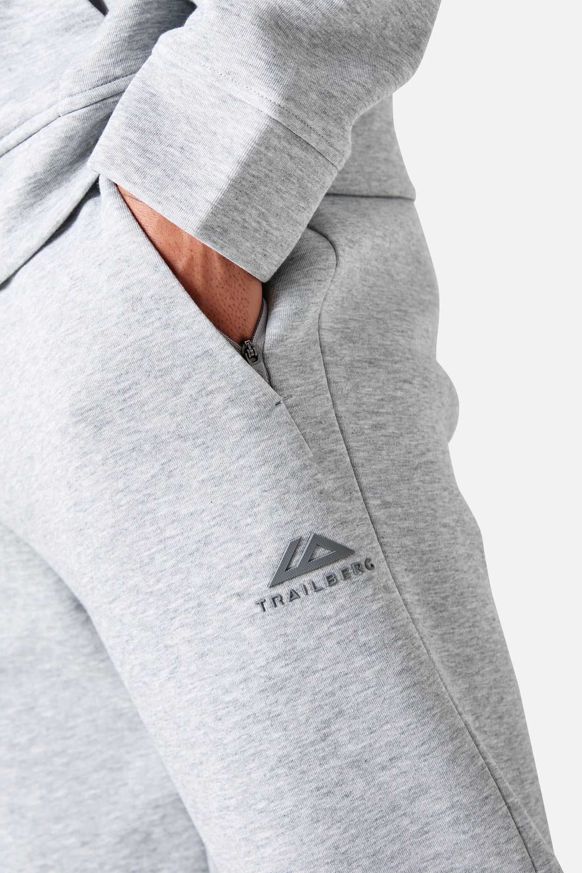 Vital Fleece Tracksuit - Grey Marl