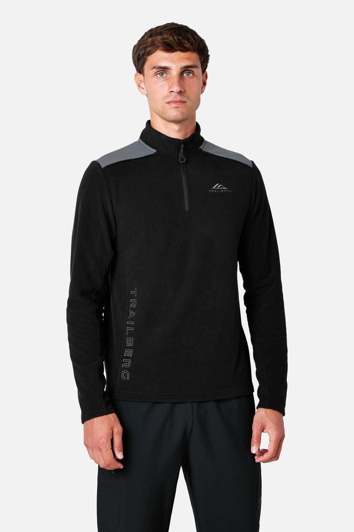 Triathlon Ultra Micro Fleece 1/4 Zip - Black/Graphite Grey