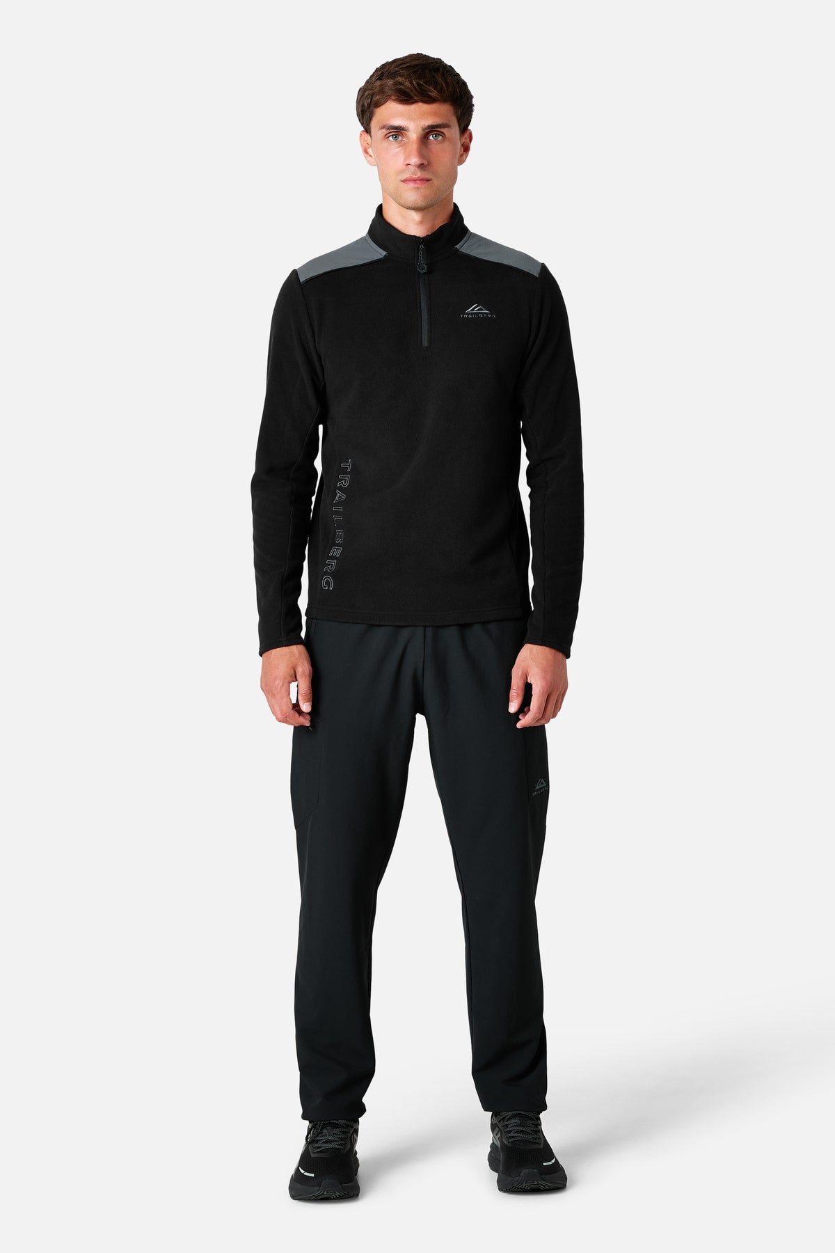 Triathlon Ultra Micro Fleece 1/4 Zip - Black/Graphite Grey