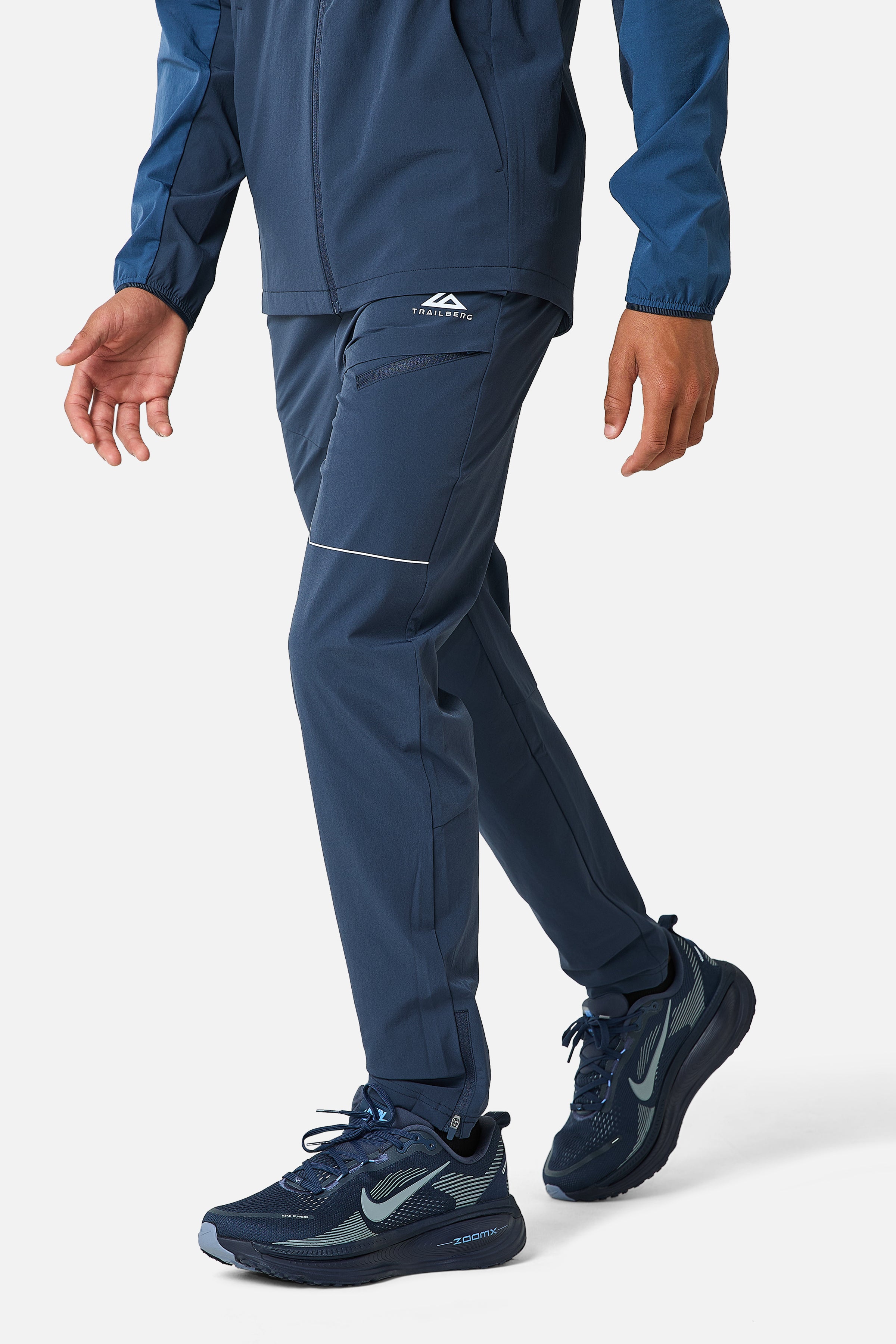 Boys Zion 2.0 Tracksuit - Storm Blue/Midnight Blue