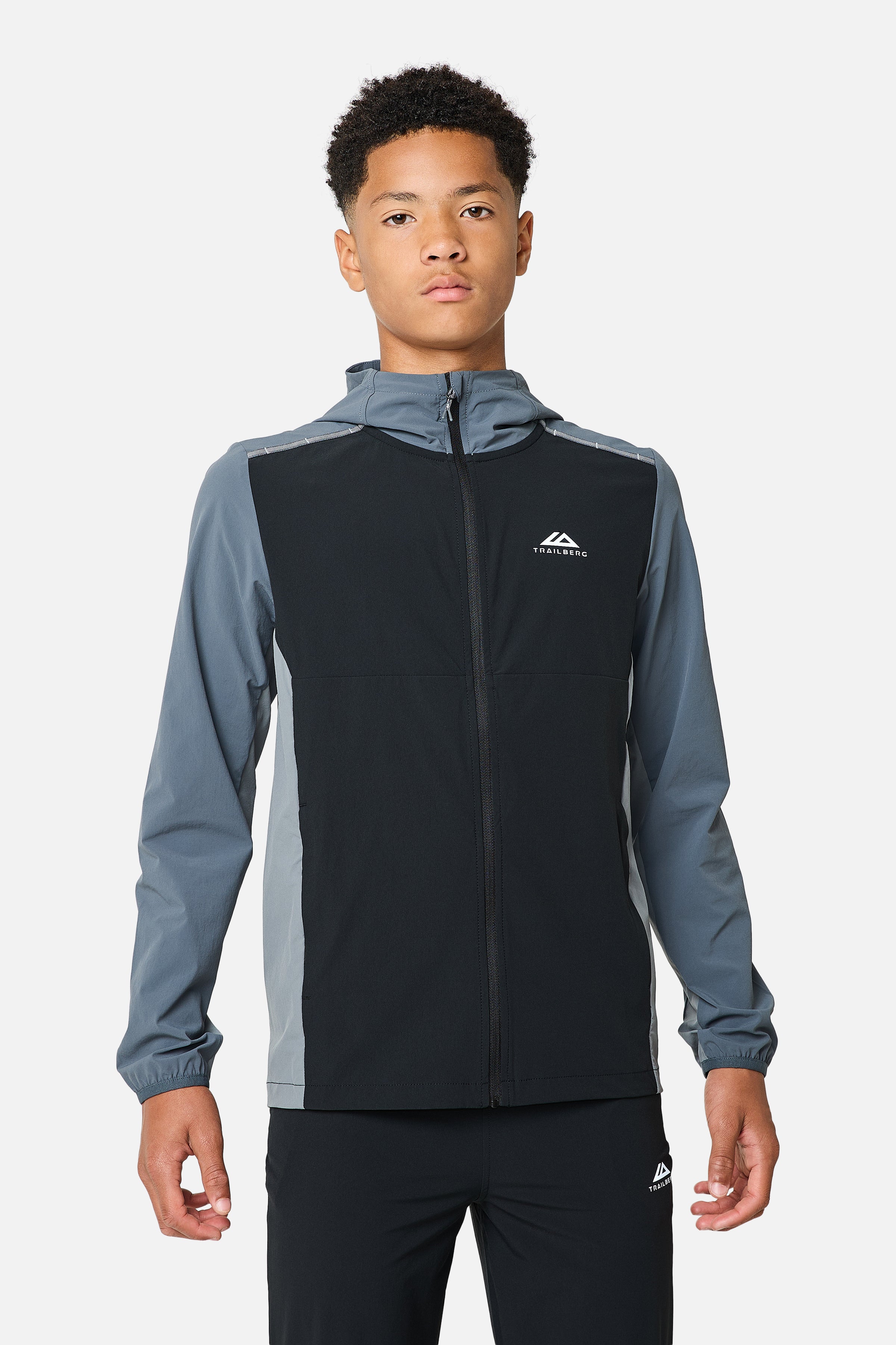Boys Triathlon 4.0 Hood - Black/Graphite Grey/Nightfall Grey/Lunar Grey