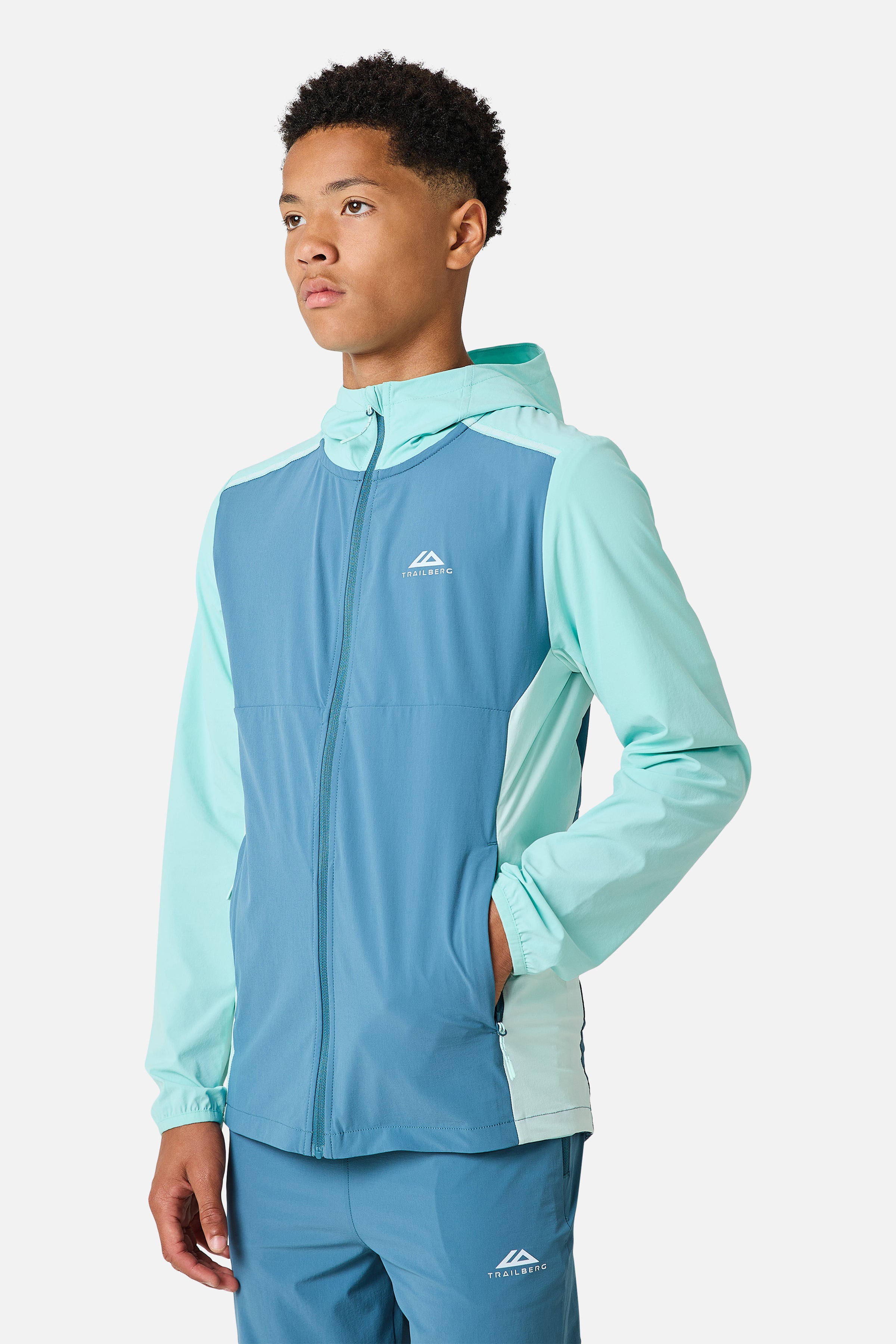Boys Triathlon 4.0 Tracksuit - Spruced Blue/Aqua Gleam/Open Air