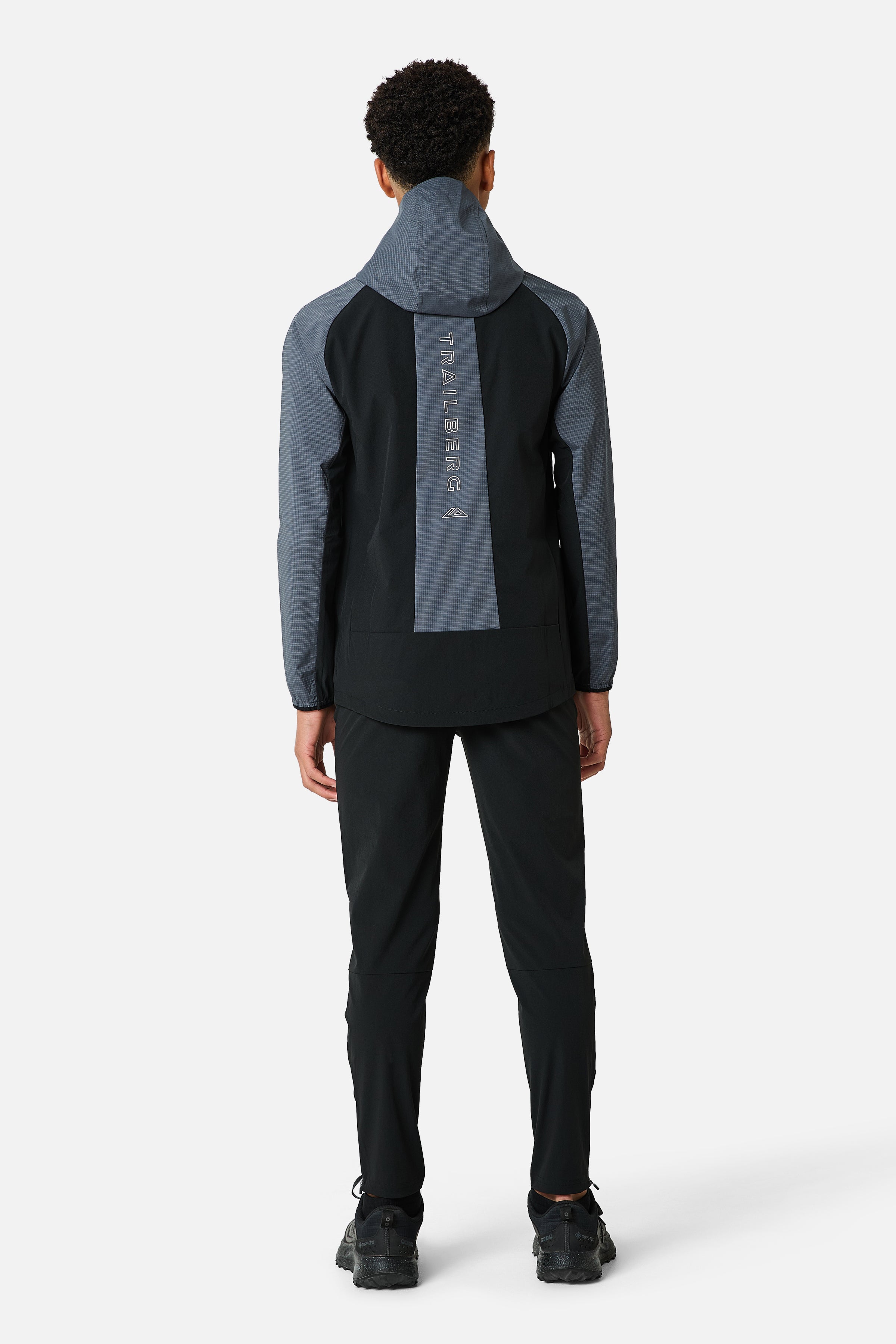 Boys Rapid Grid 2.0 Tracksuit - Black/Graphite Grey