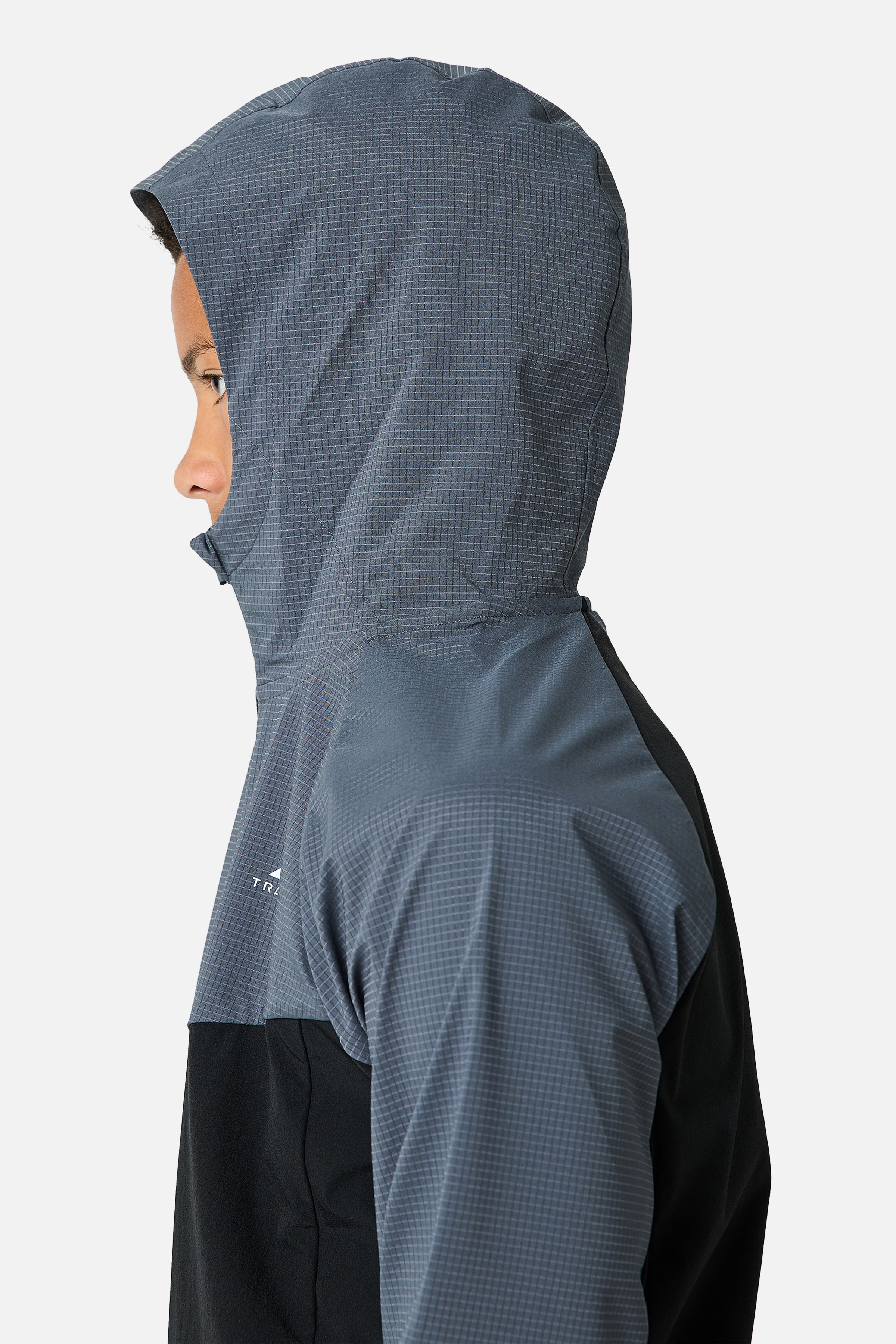 Boys Rapid Grid 2.0 Windbreaker - Black/Graphite Grey