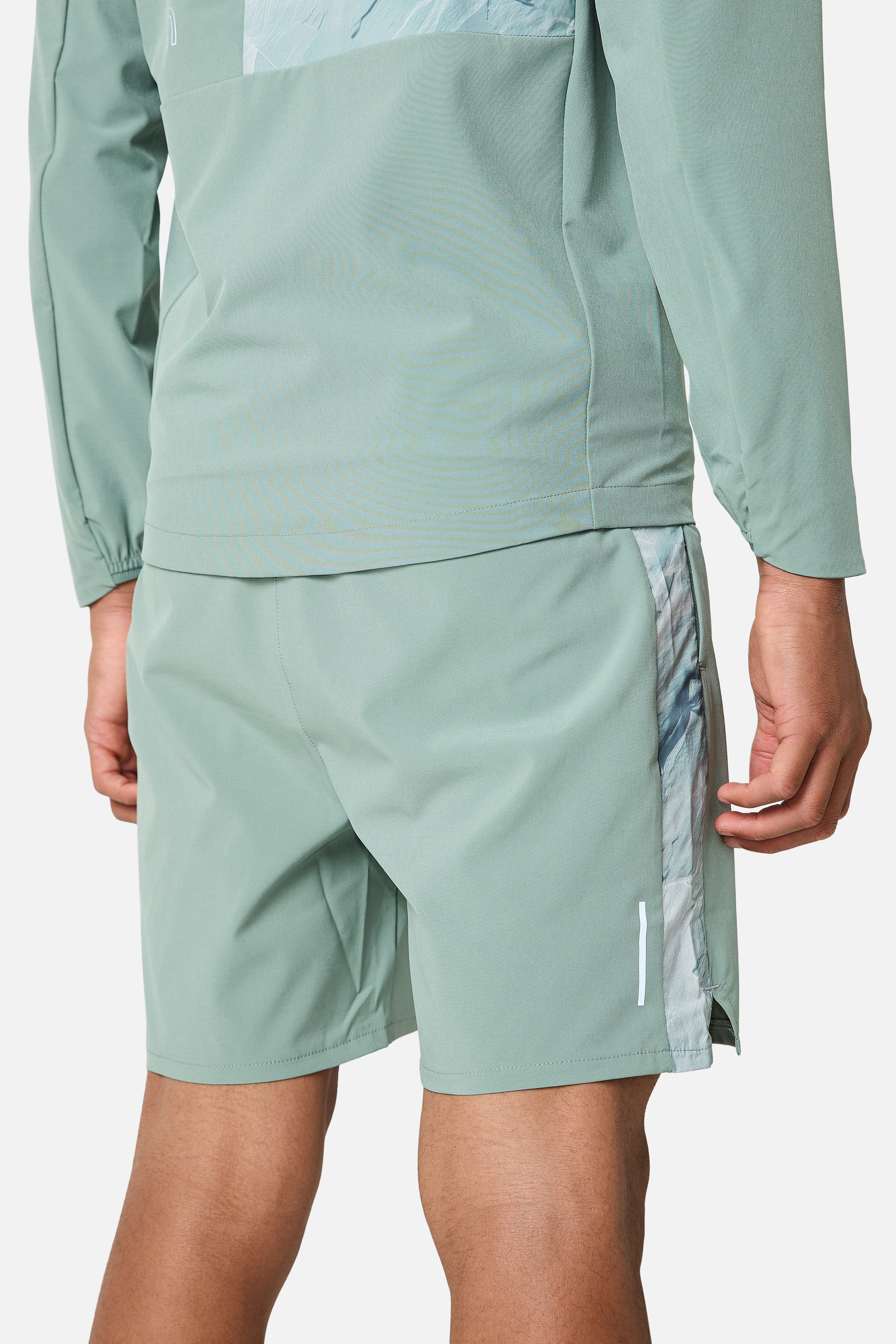 Boys Slate Short - Willow Green/Tide Mist