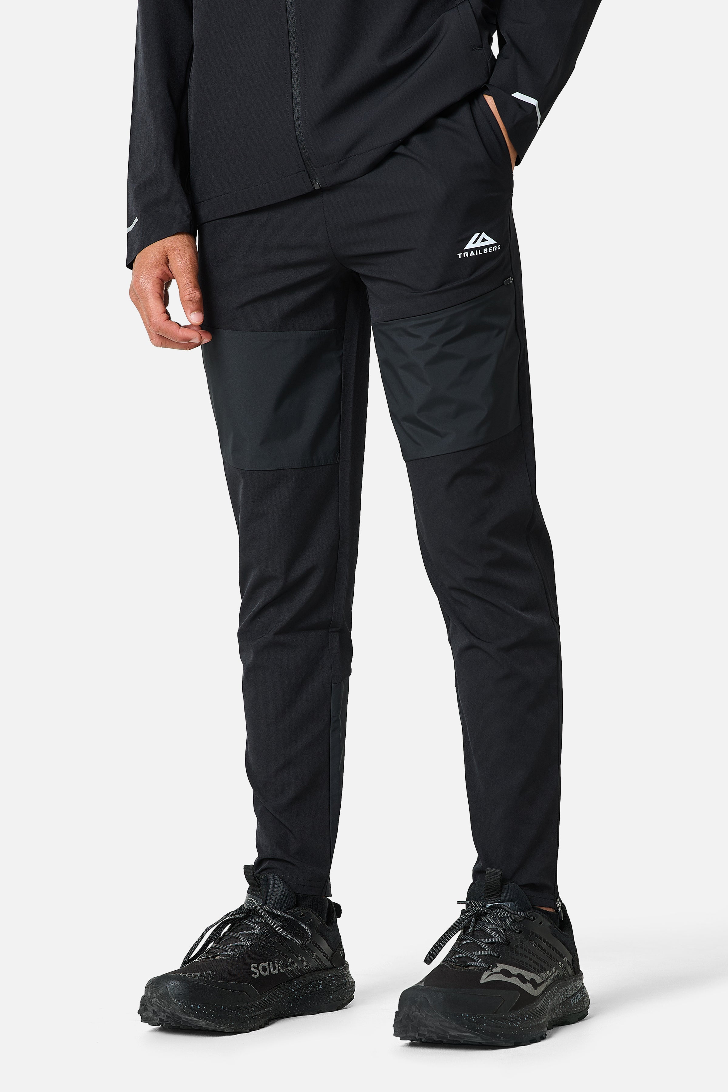 Boys Rhine Tracksuit - Black