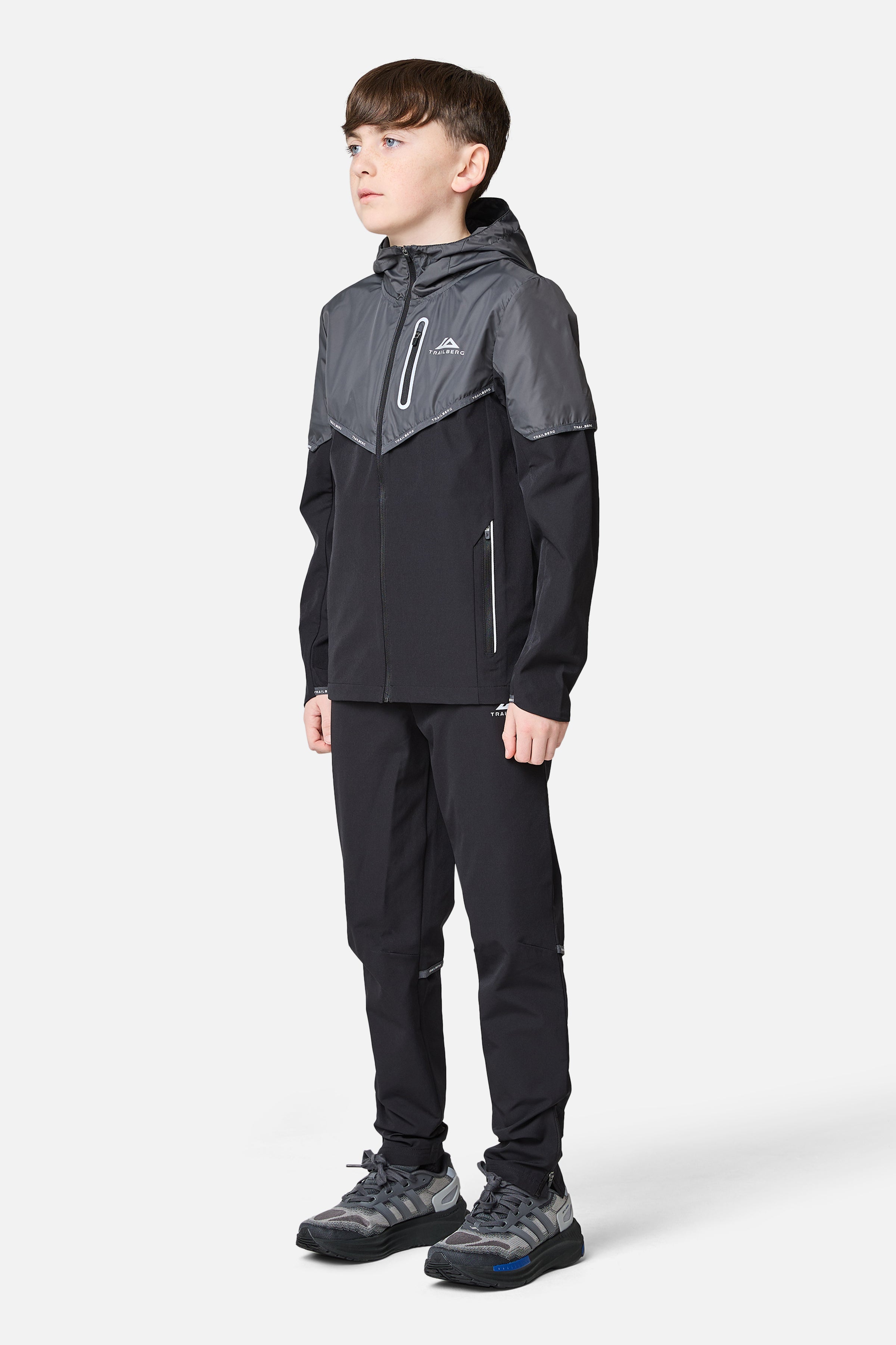 Boys Vertigo Tape Pant - Black/Volcano Grey