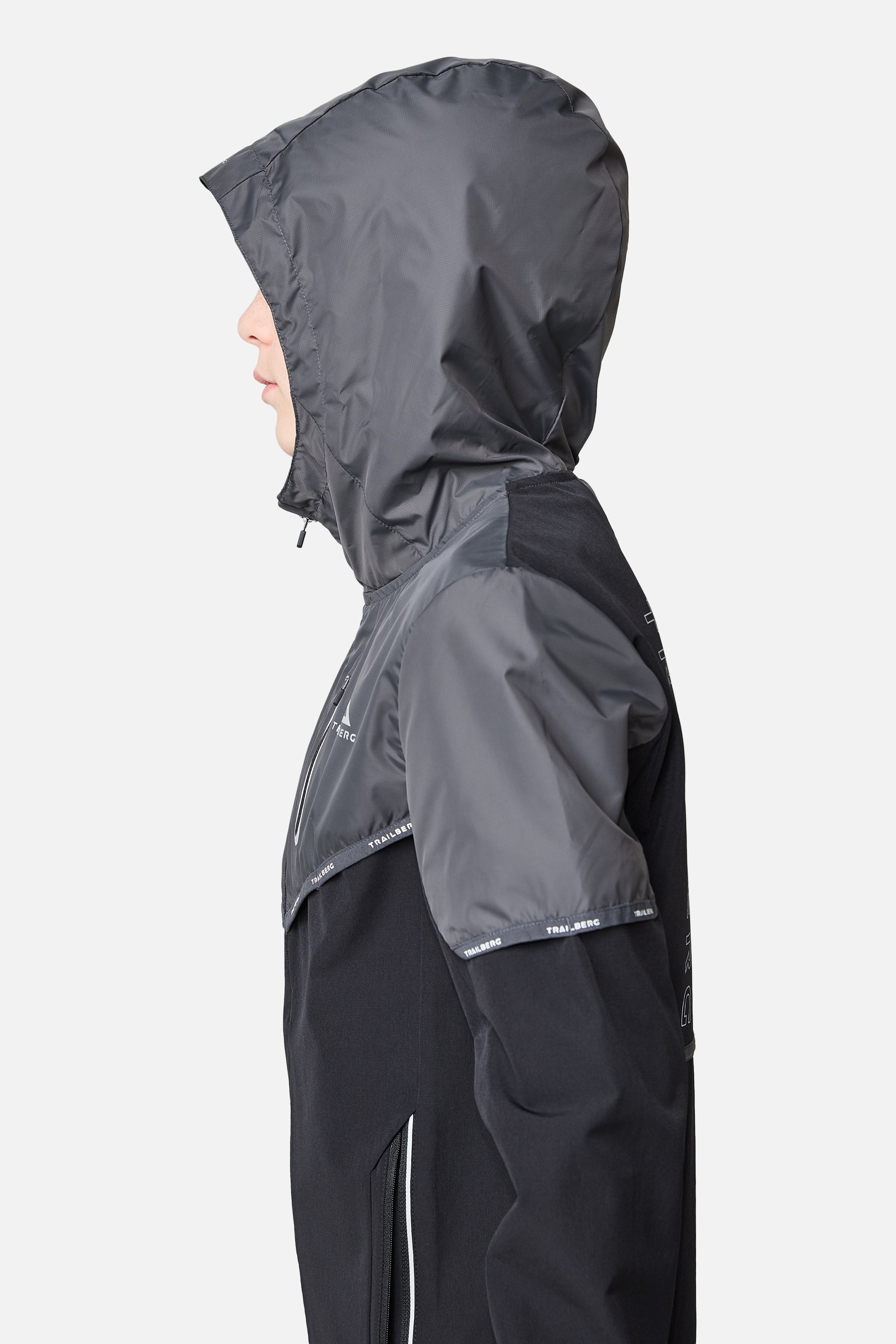 Boys Vertigo Tracksuit - Black/Volcano Grey