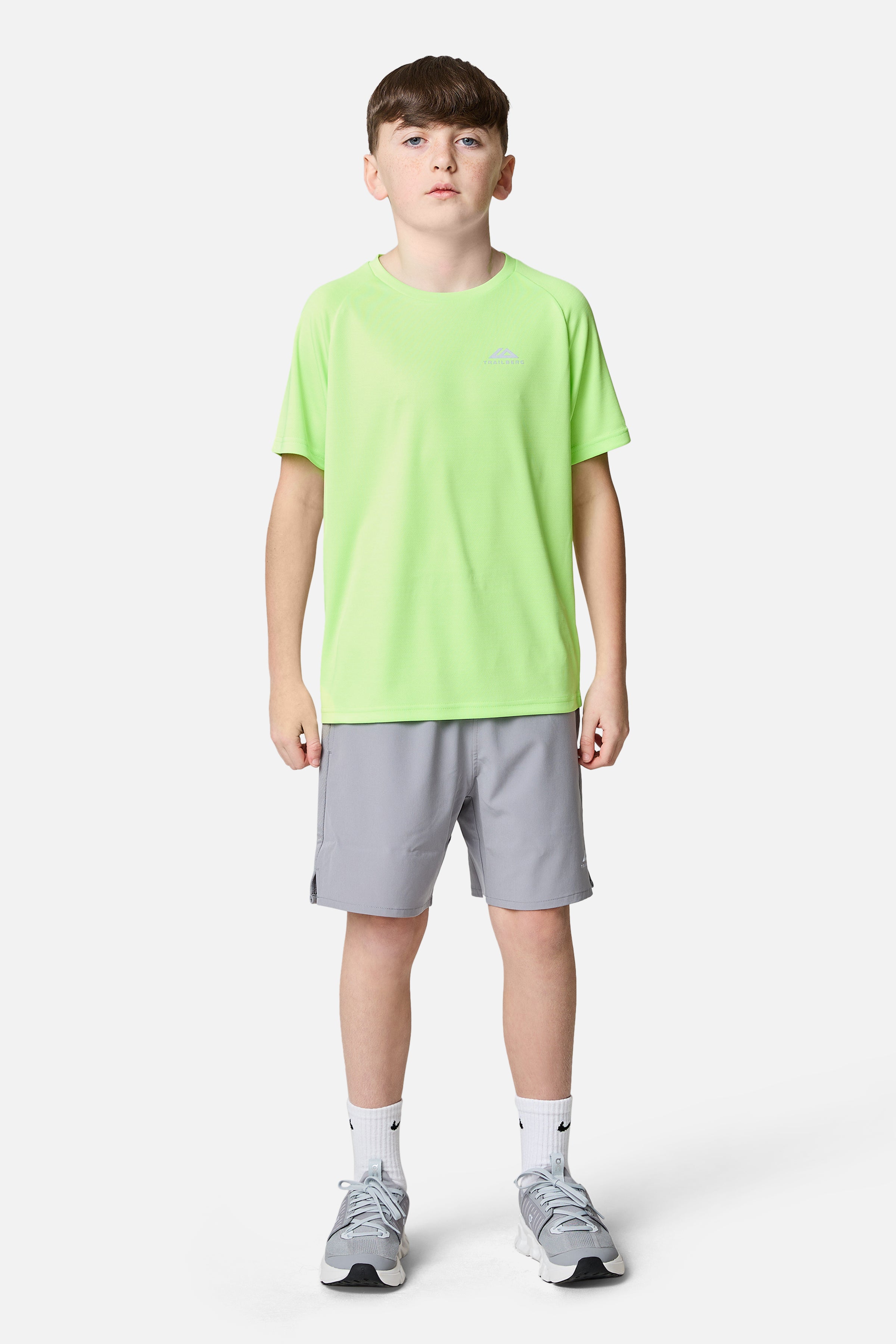 Boys Cloud Tee - Neon Lime 26